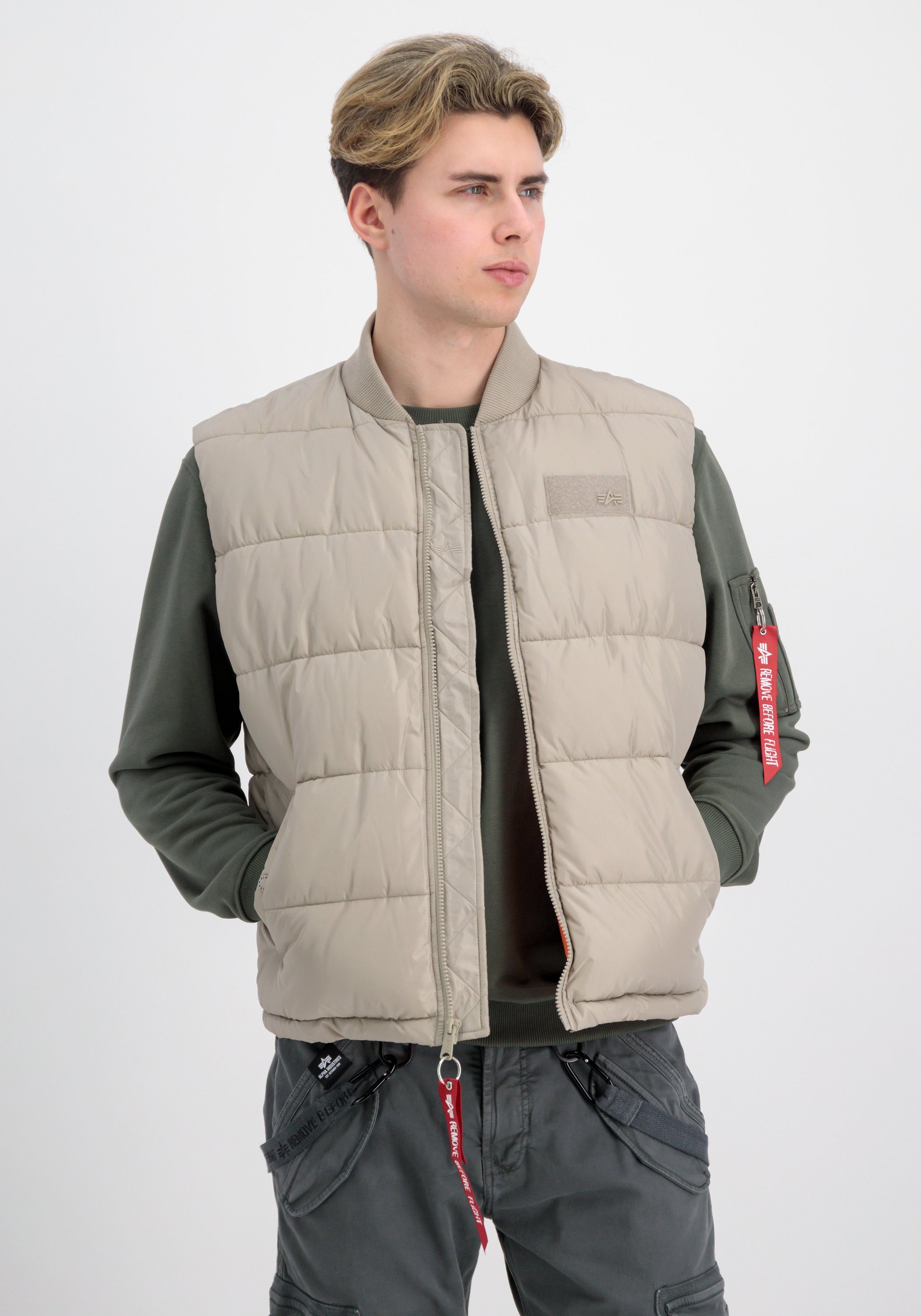 Alpha Industries Blouson Alpha Industries Men - Vests Puffer Vest LW vintage sand