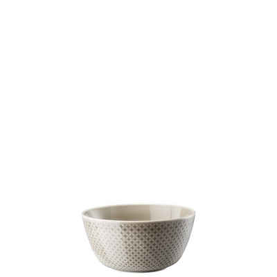 Rosenthal Müslischale Junto Pearl Grey Müslischale 14 cm, Porzellan, (1-tlg)