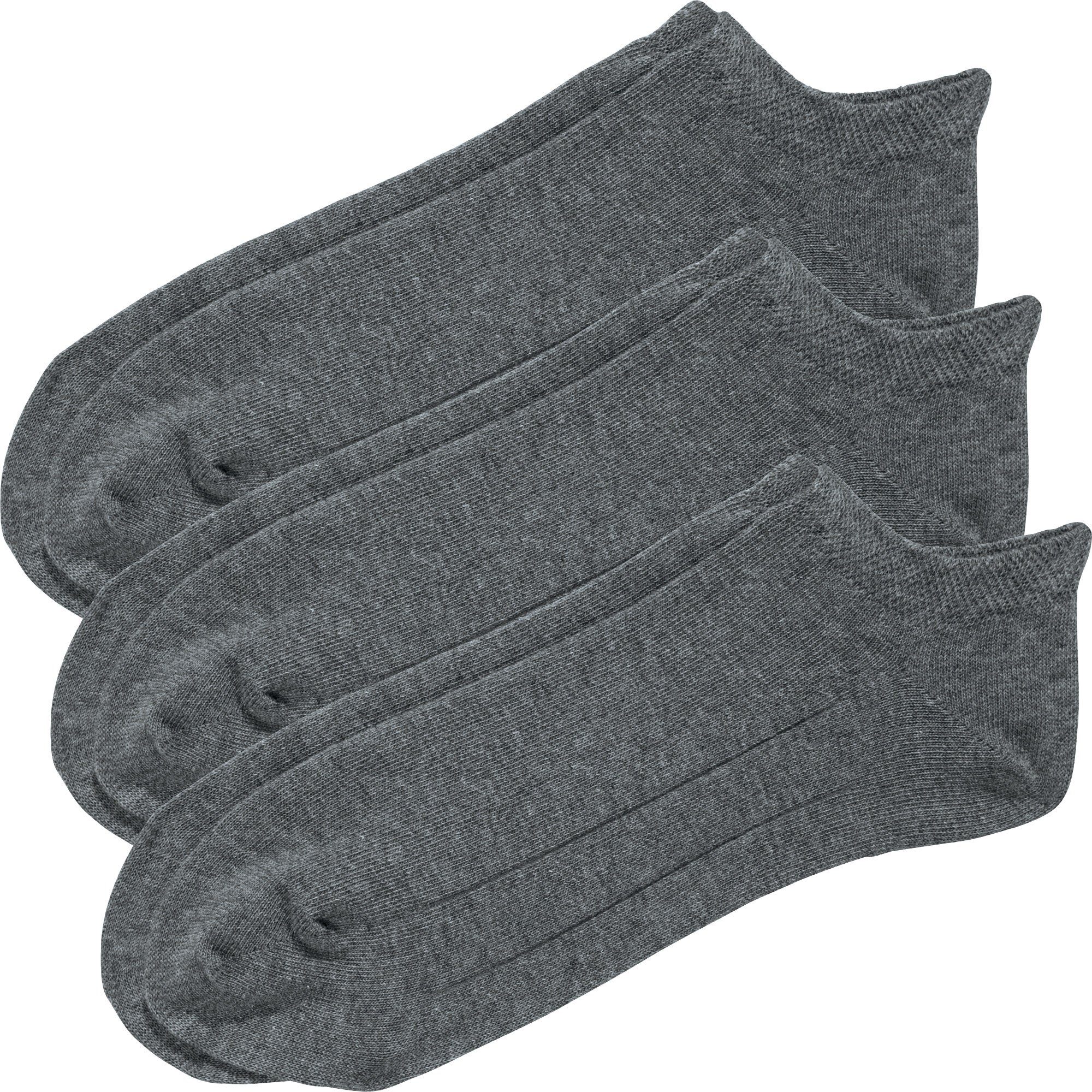 Erwin Müller Sneakersocken Unisex-Sneaker-Socken 3 Paar Uni günstig online kaufen