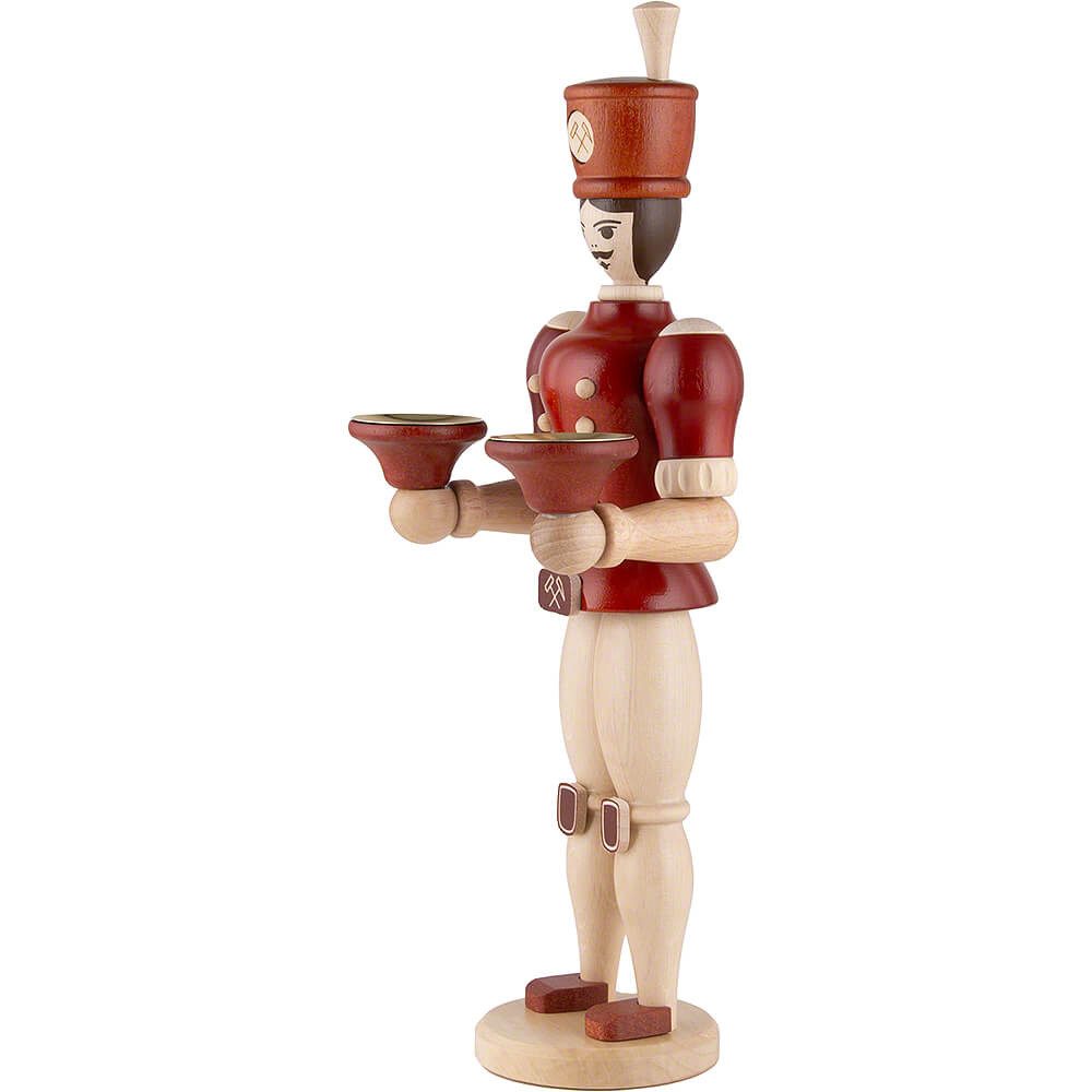 Zeidler Holzkunst Dekofigur Bergmann für Kerzen (30cm) von Zeidler Holzkunst
