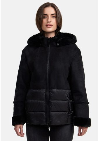 MANISA Kurzjacke su Kapuze su Teddyfell-Kapuz...