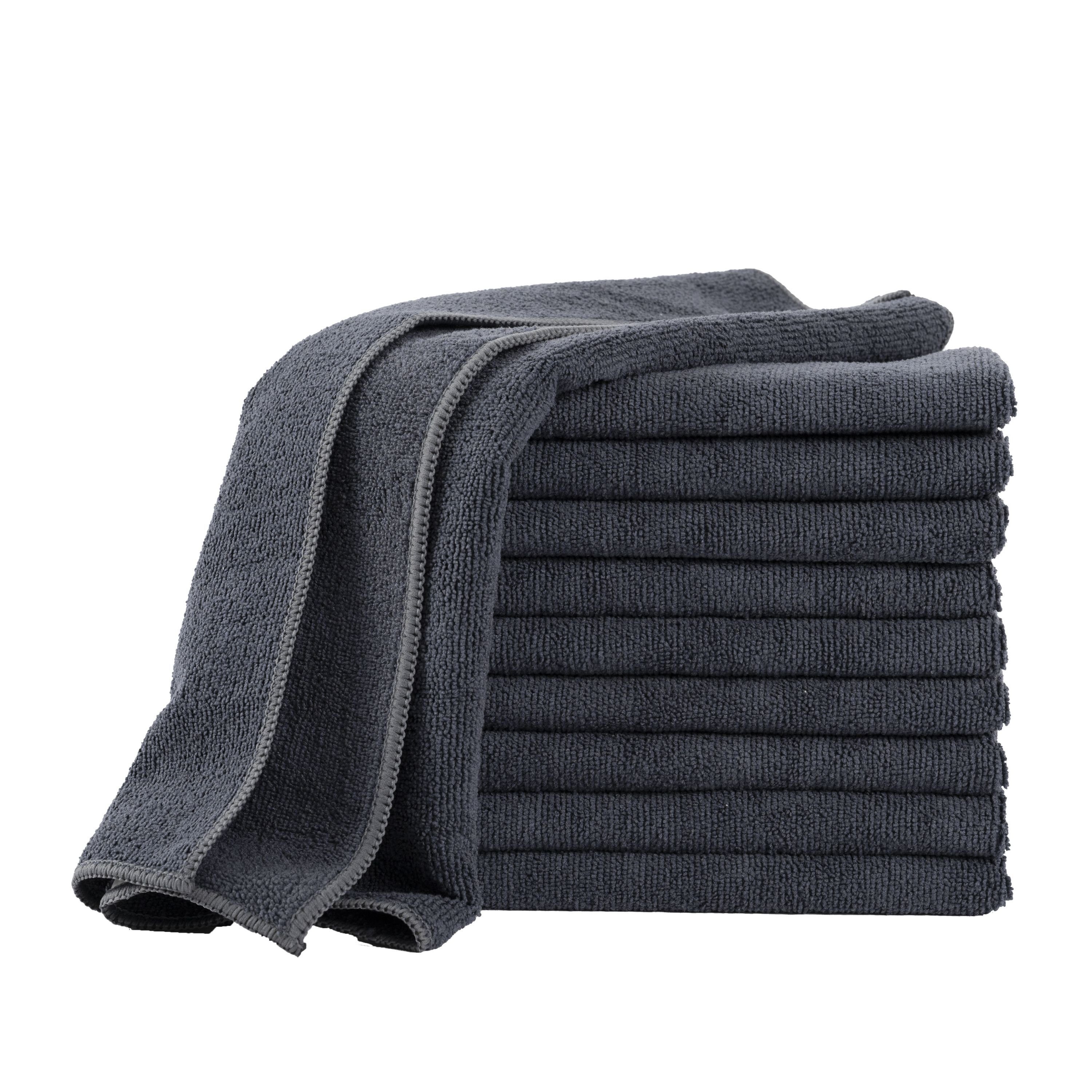 Zestri Geschirrtuch Mikrofaser Handtuch 40x40 cm im Set, Microfaser Putzlappen, fusselfrei streifenfrei, Reinigungstücher