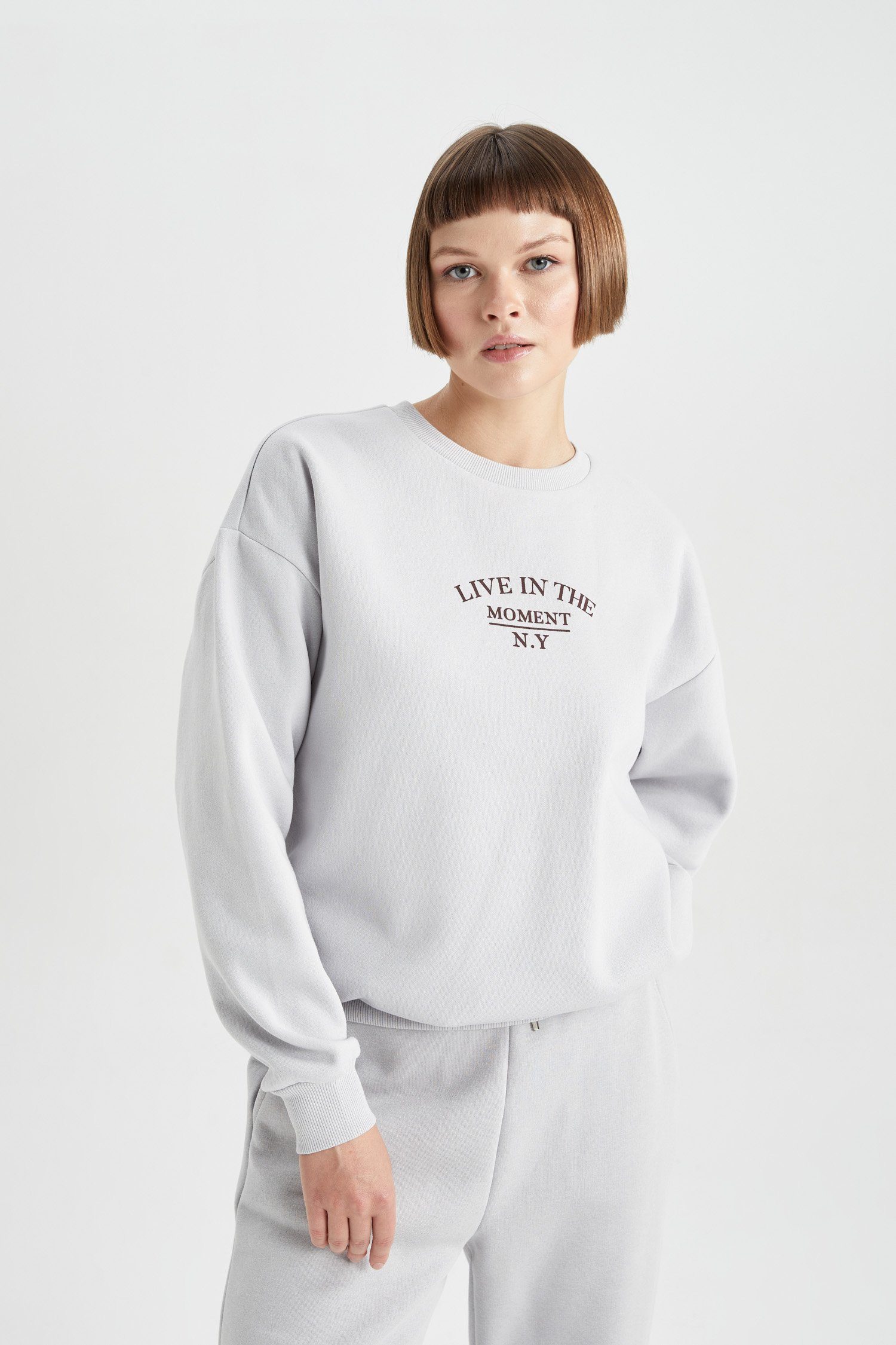 FIT Sweatshirt DeFacto RELAX Damen Sweatshirt