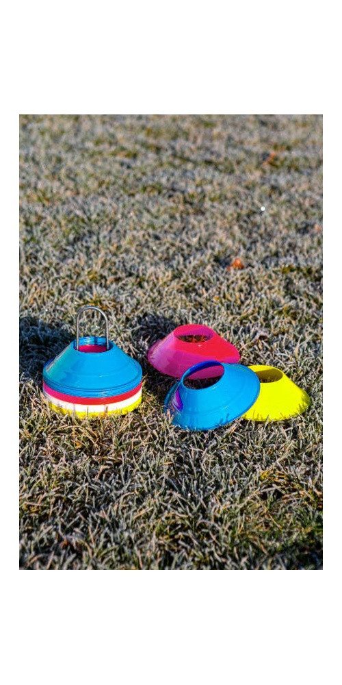 Trainingshilfe Markierungshütchen 24er Set (Mini)