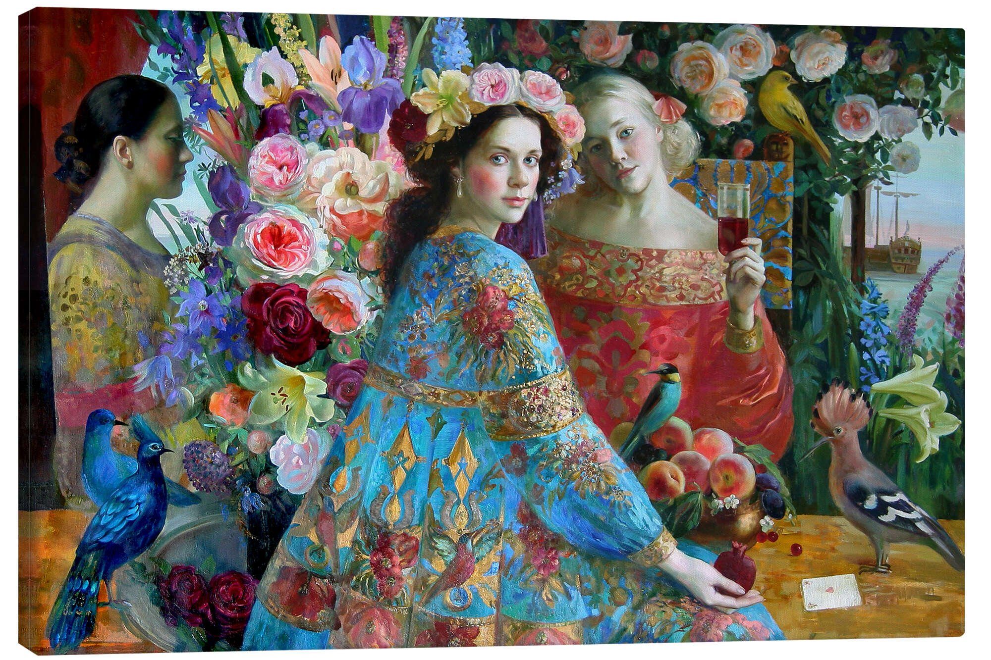 Posterlounge Wandbild Freunde, Olga Suvorova, erhältlich als Poster, Leinwandbild, Wandsticker oder Acrylglasbild