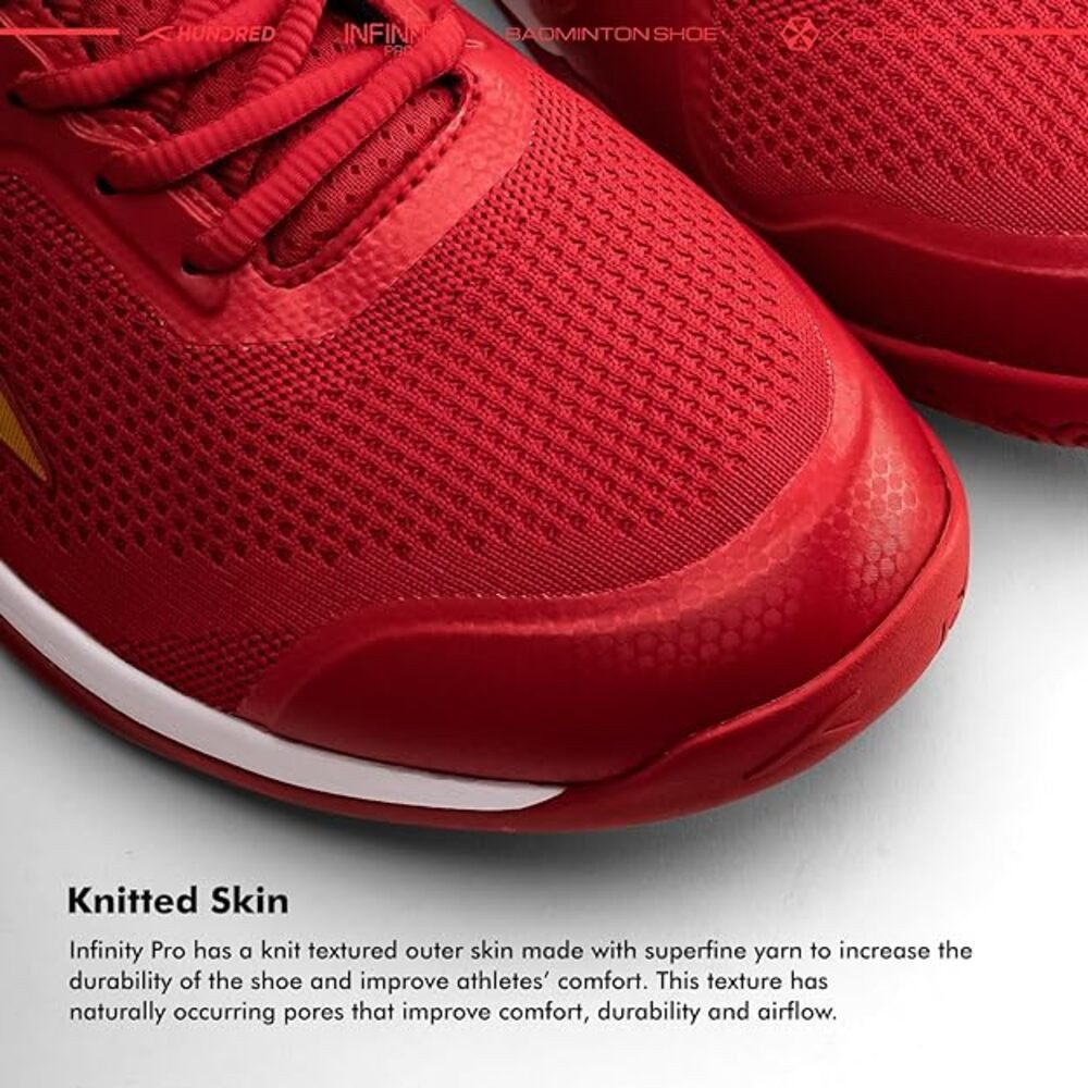 hundred Infinity Pro Nicht markierender professioneller Badmintonschuhe Badmintonschuh (Paketinhalt: 1 Paar Schuhe, rubber sole) Suitable for indoor tennis/squash/table tennis/basketball & padel