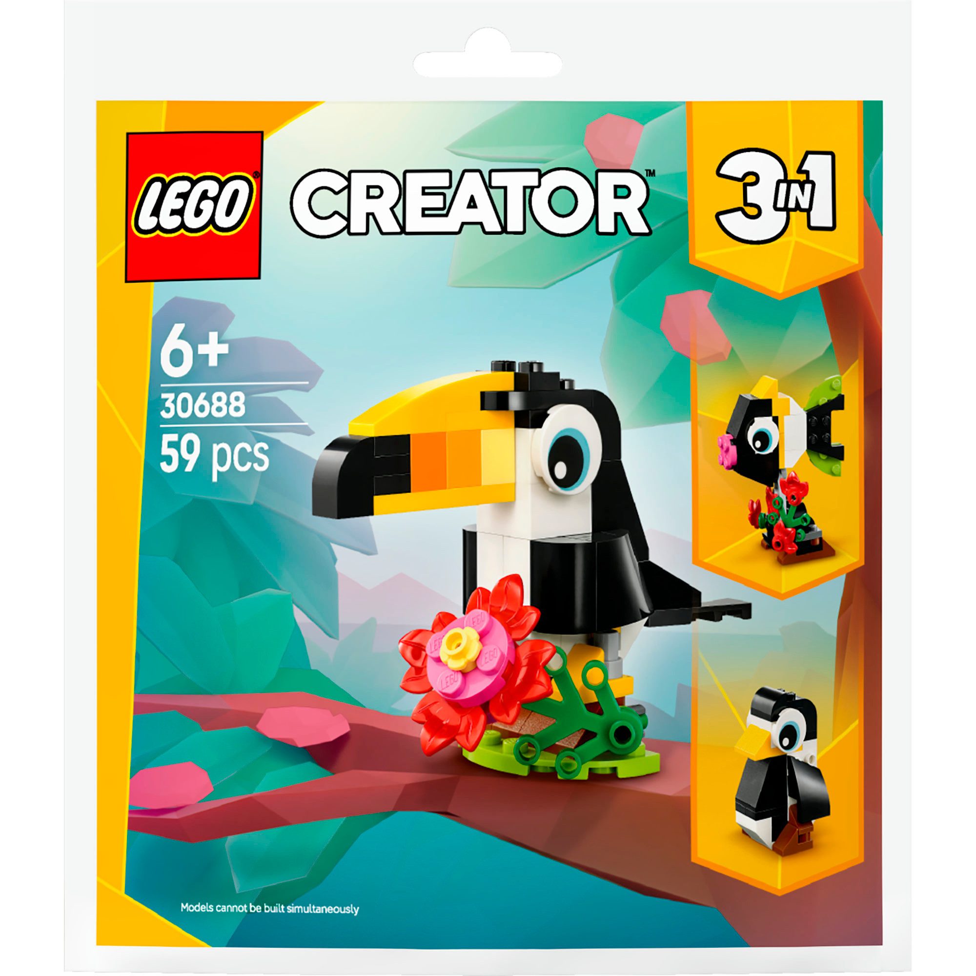 LEGO Creator 3-in-1 Tropischer Tukan, Spielbausteine