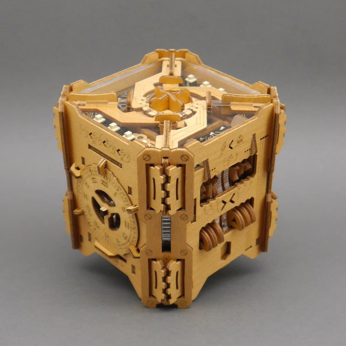 ROMBOL Denkspiele Spiel TESLA PUZZLE BOX - interessante Cluebox, Denkspiel, Knobelspiel