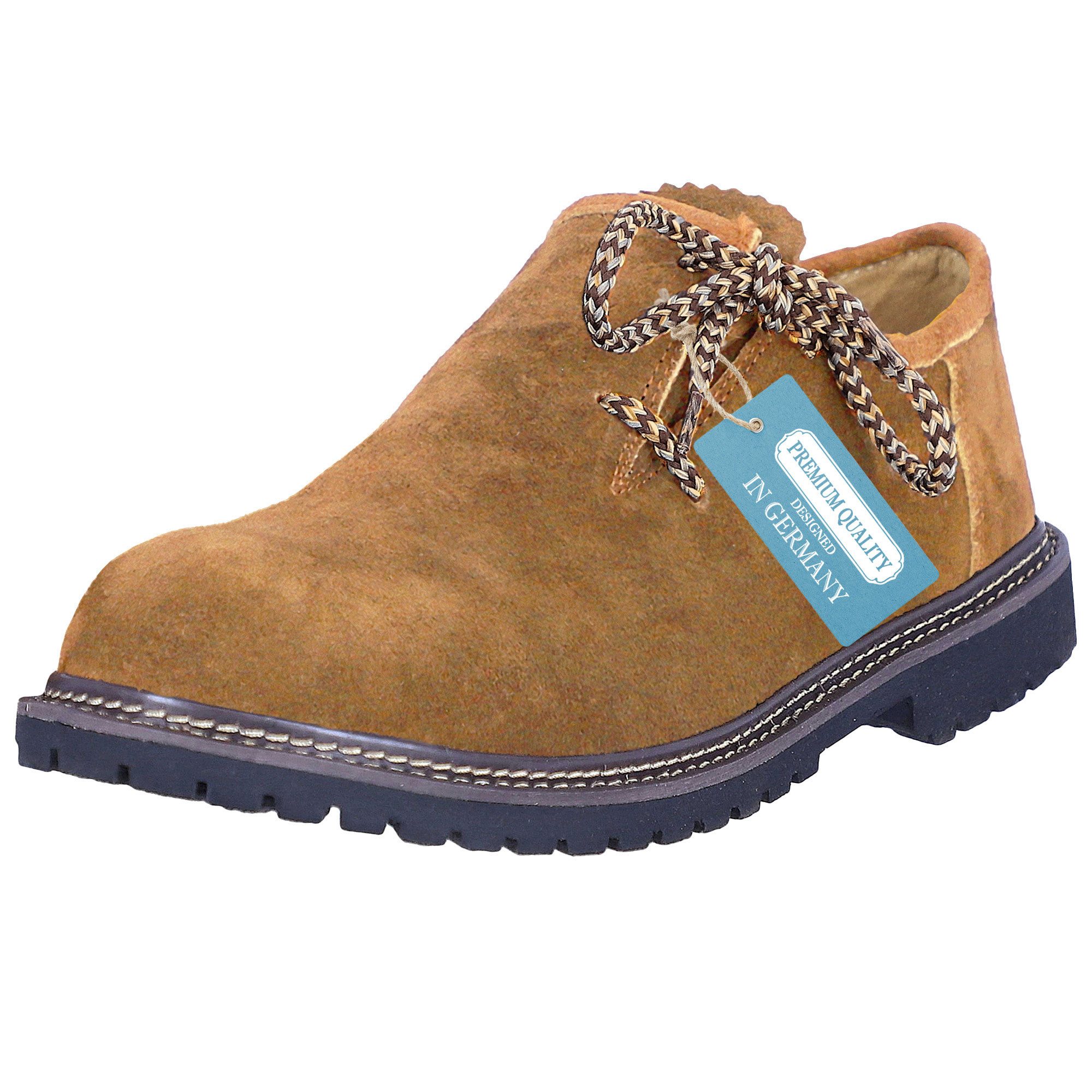 Steigenhöfer Manufaktur Trachtenschuhe Herren - Florian - Echtes Wildleder - Optimale Passform Haferlschuh Echtleder Herrenschuhe fürs Oktoberfest und Feierlichkeiten