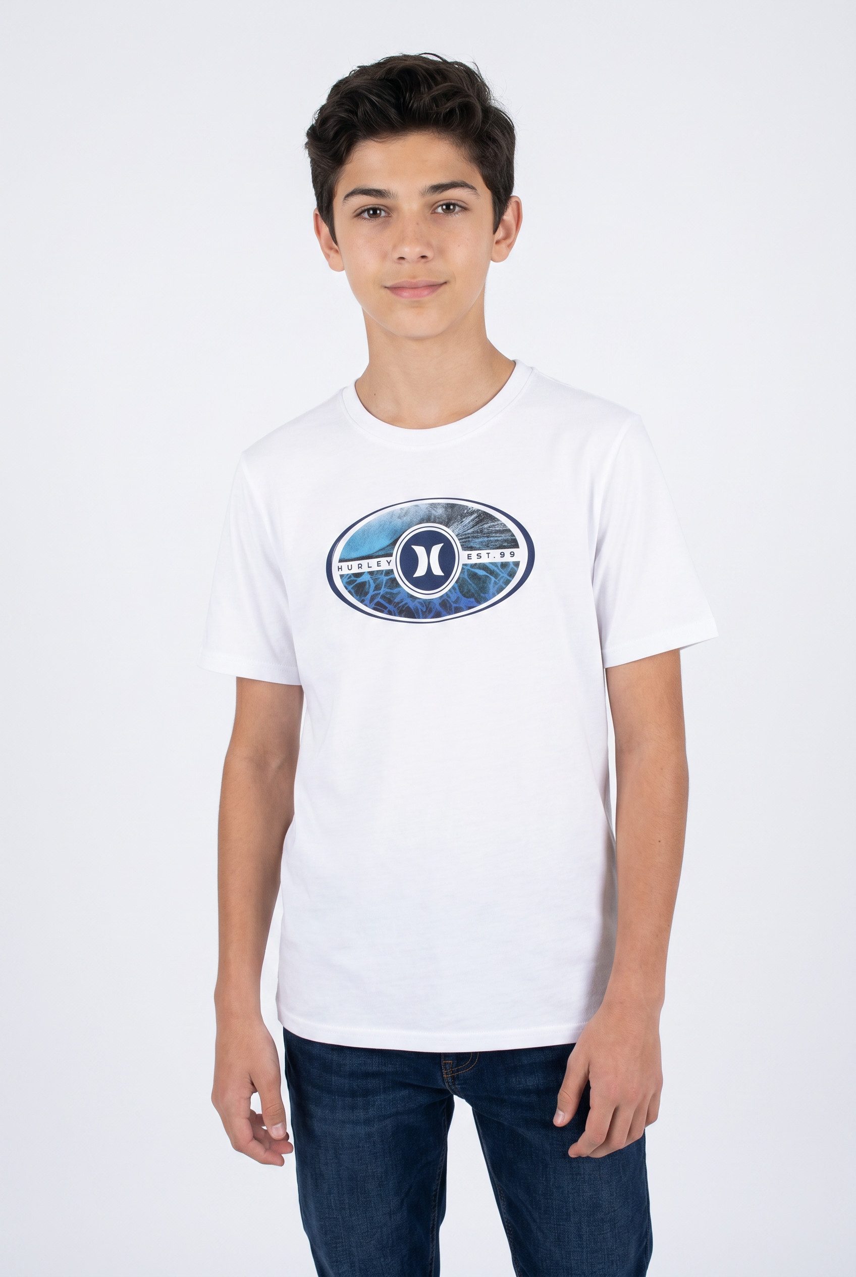 Hurley T-Shirt HRLB TROPICALI POOLSIDE TEE für Jugendliche, für aktive Freizeitgestaltung
