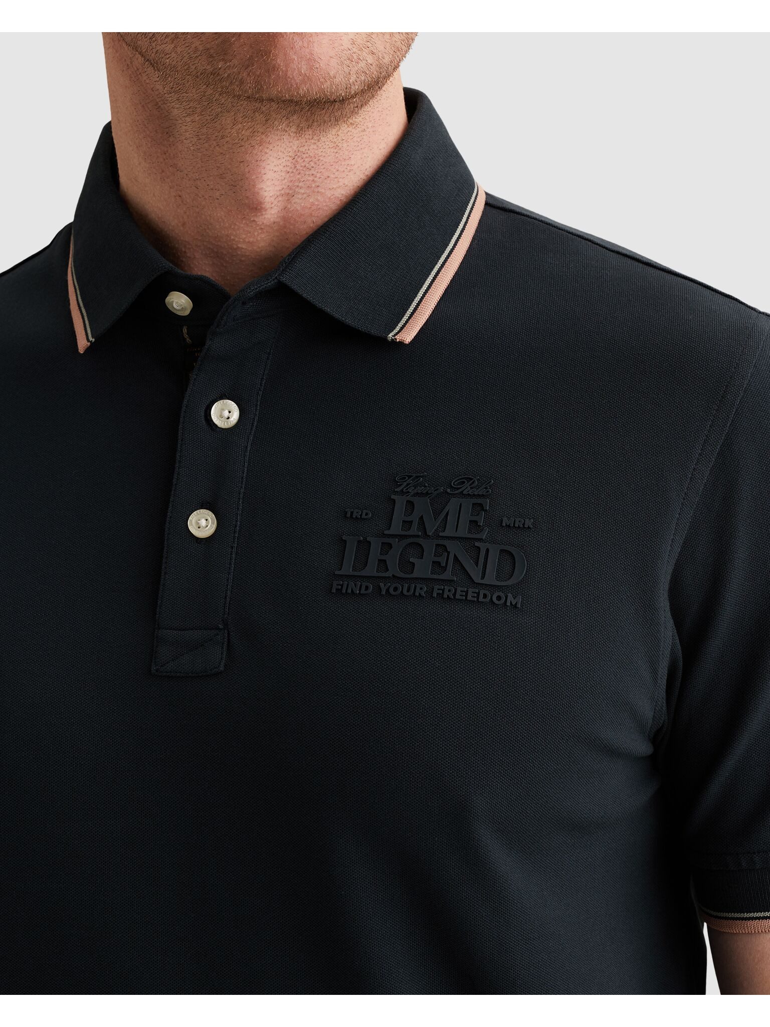 PME LEGEND Poloshirt Short sleeve polo stretch pique Regular fit, Kurzarm, casual Stil