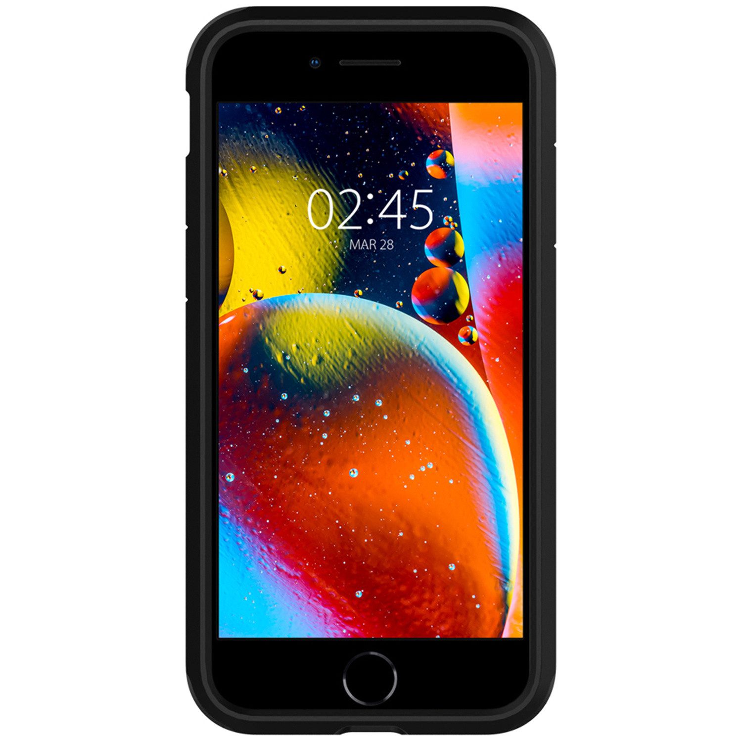 Spigen Backcover Spigen Tough Armor™ Case Schwarz für das Apple iPhone SE (2022 / 2020)