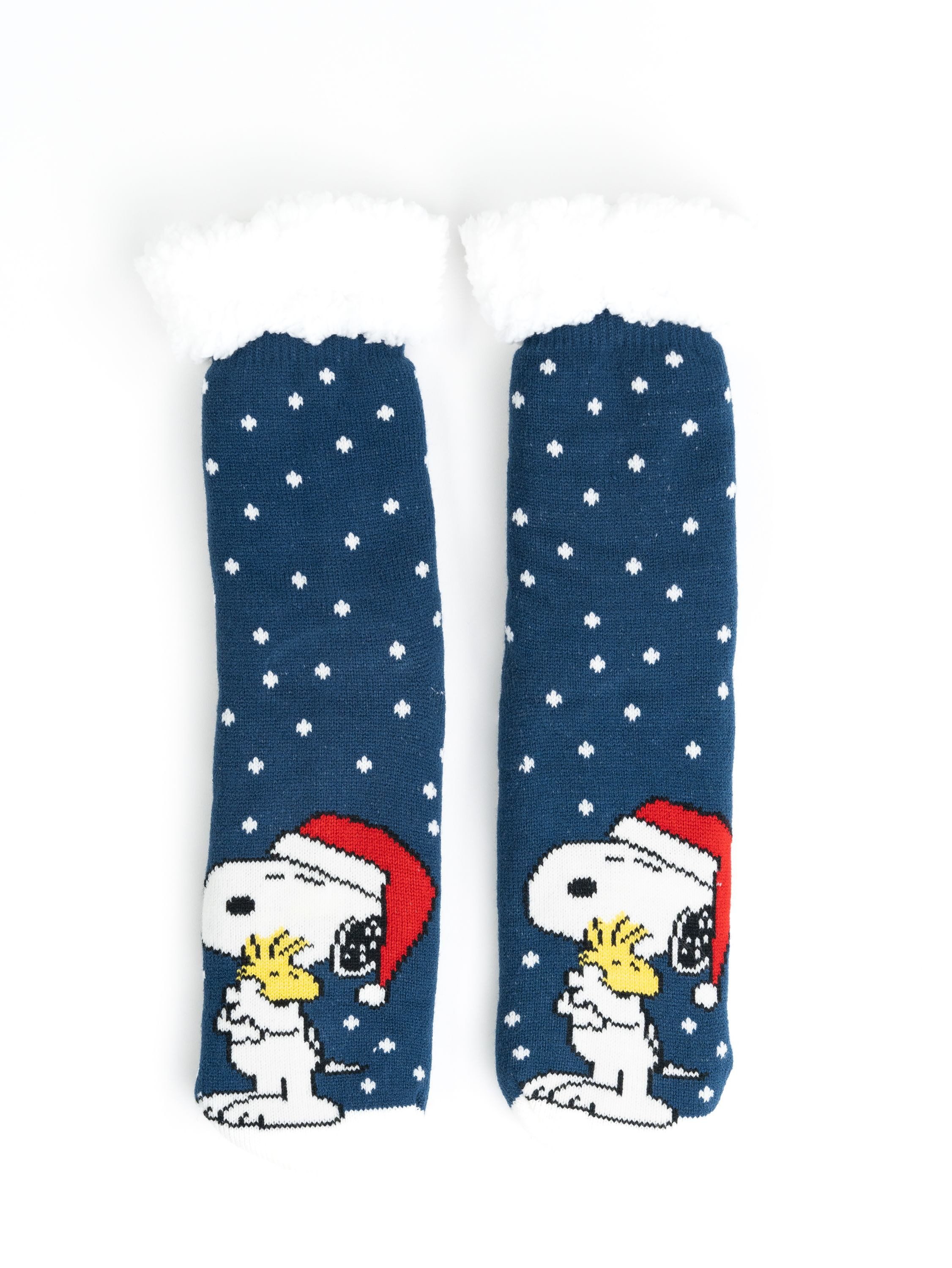United Labels® Haussocken Peanuts Snoopy Hüttensocken Haussocken Kuschelsocken Wintersocken