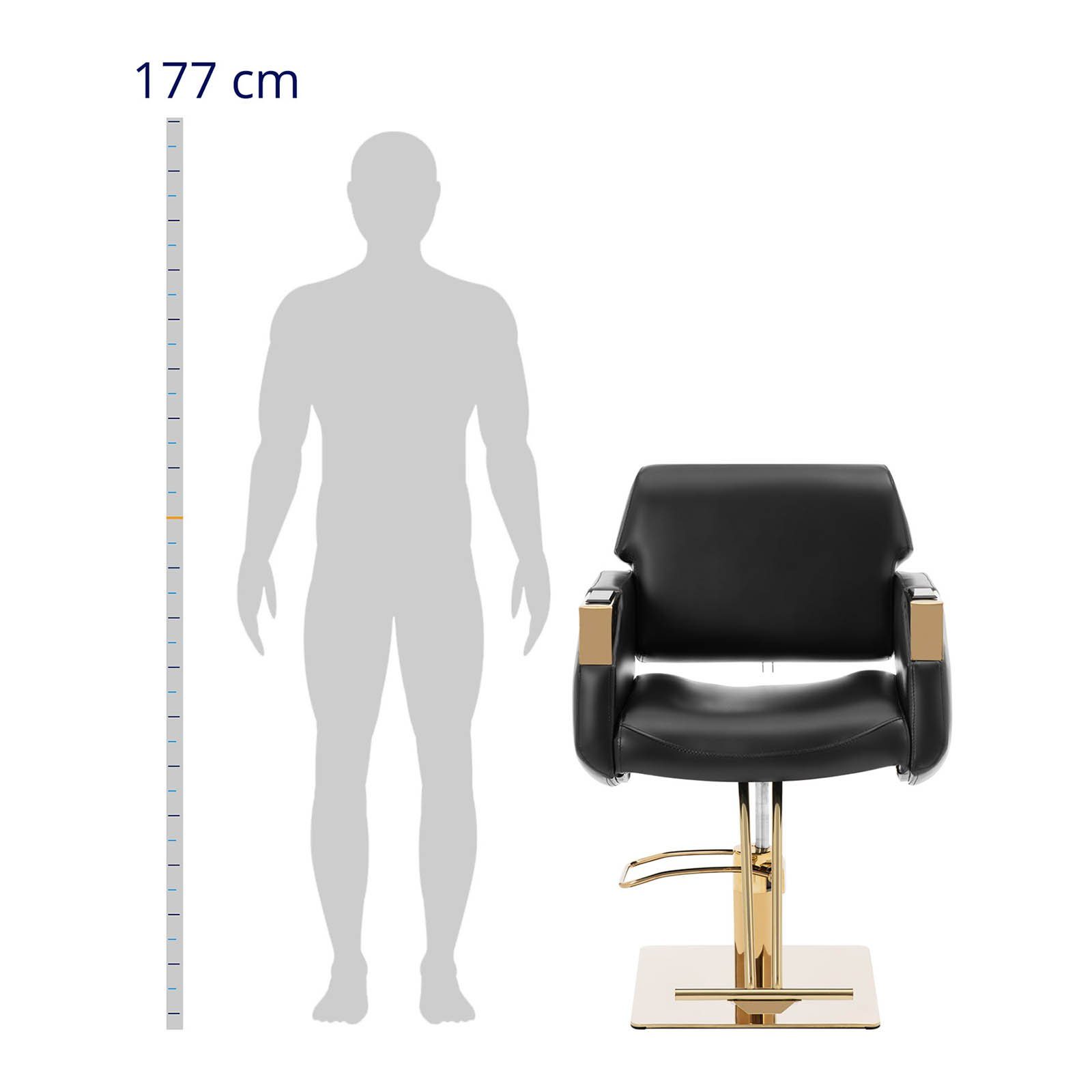 200 Barber-Stuhl Penryn Physa kg Friseurstuhl Fußstütze höhenverstellbar Armlehnstuhl