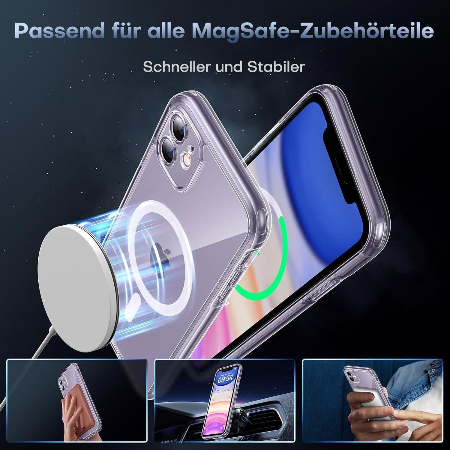 LuxusKollektion Handyhülle iPhone 11 Hülle MagSafe Transparent Kristallklar