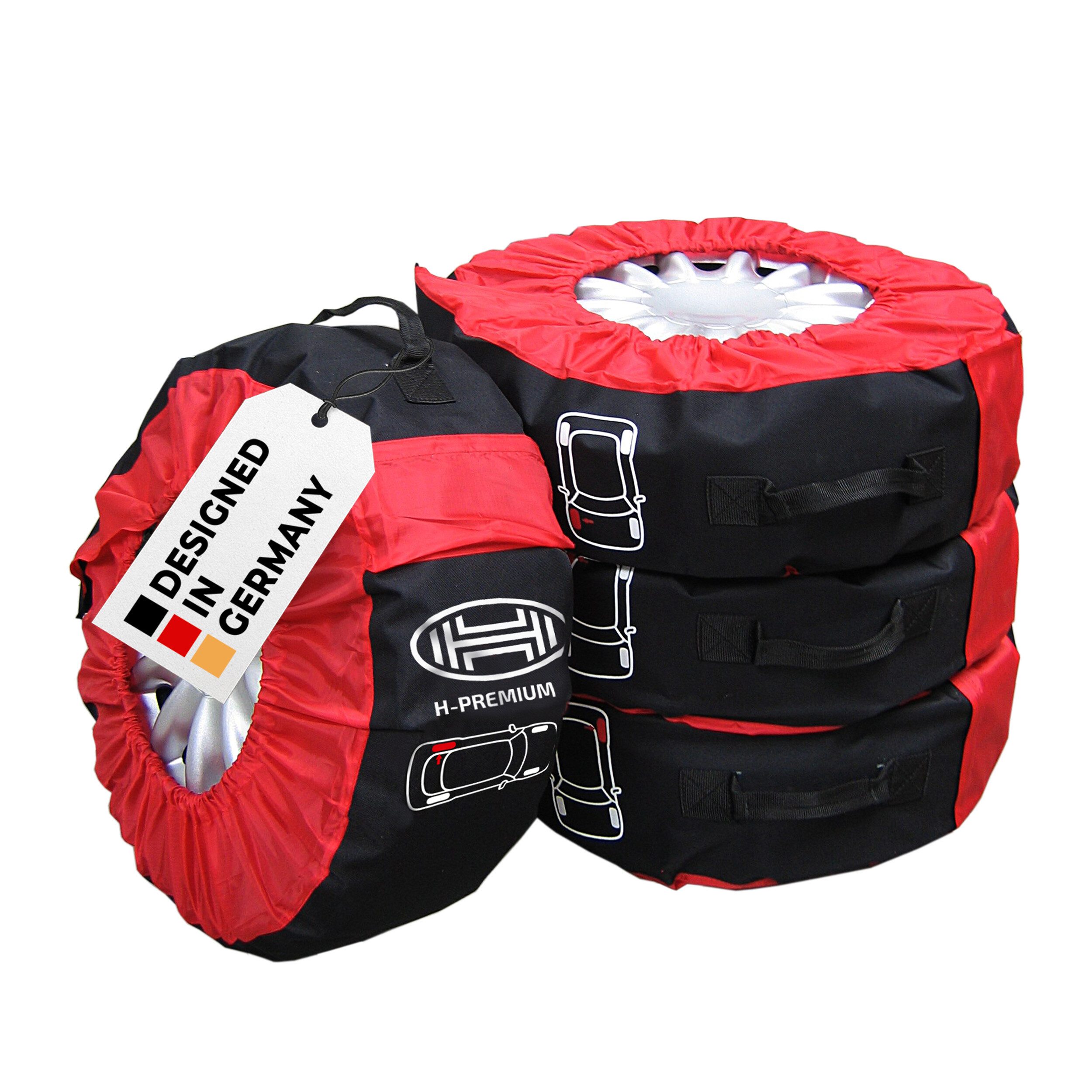 HEYNER Reifentasche Reifentaschen 4er Set wasserabweisend waschbar + Tasche 14-18 Zoll (Set)