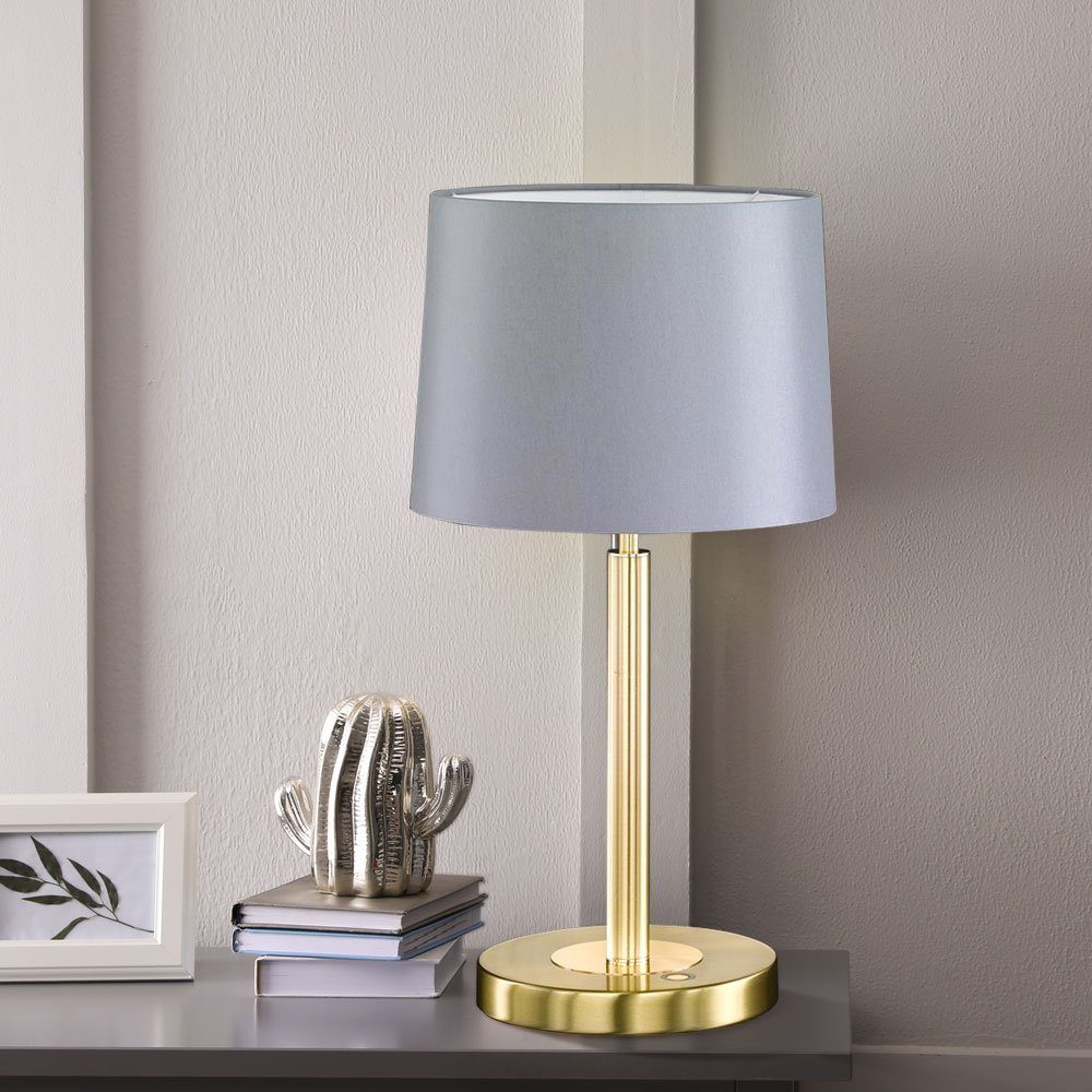 WOFI LED Tischleuchte, LEDLeuchtmittel fest verbaut, Warmweiß