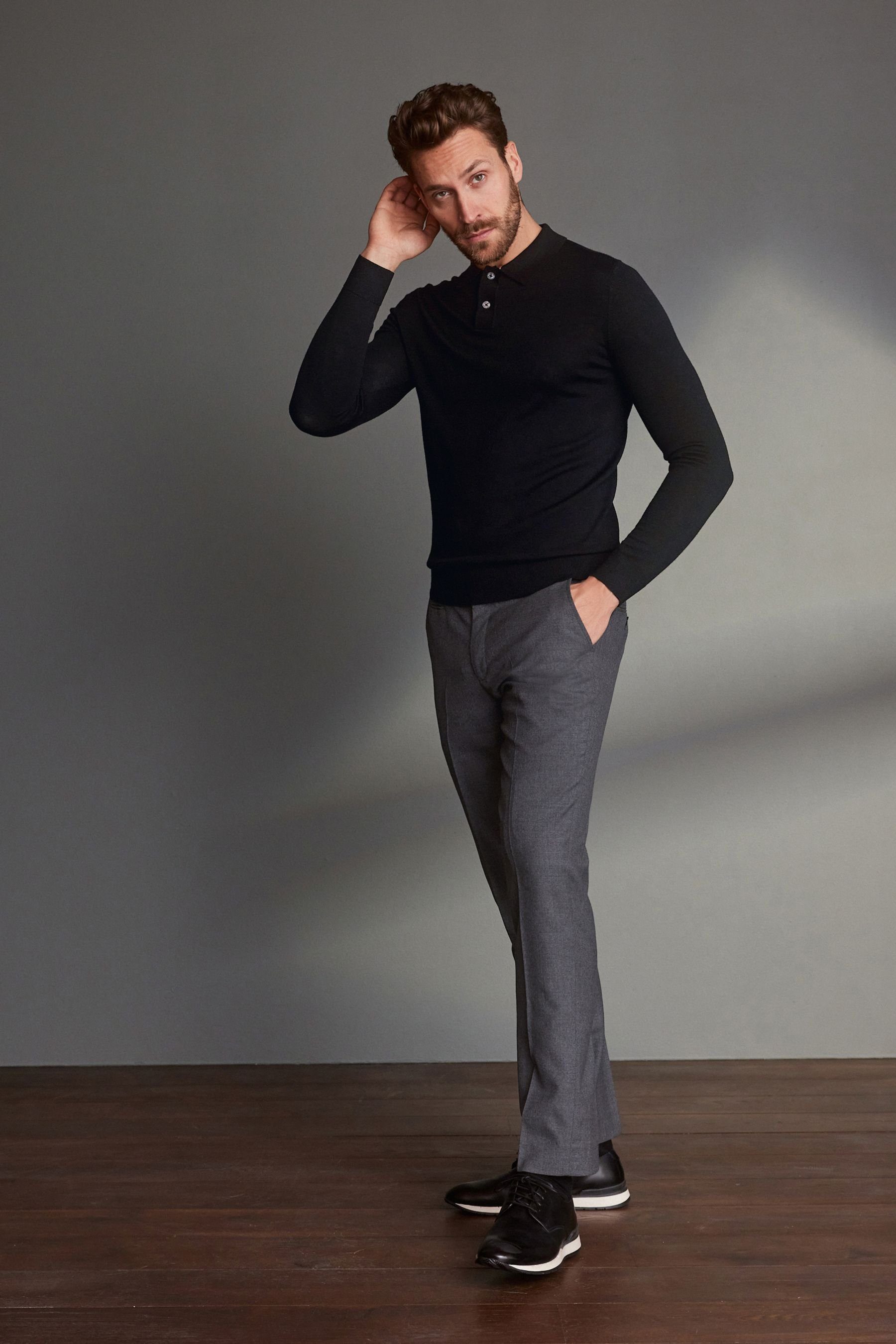 Next Stoffhose Signature Slim Hose mit Motion-Flex-Bund (1-tlg)