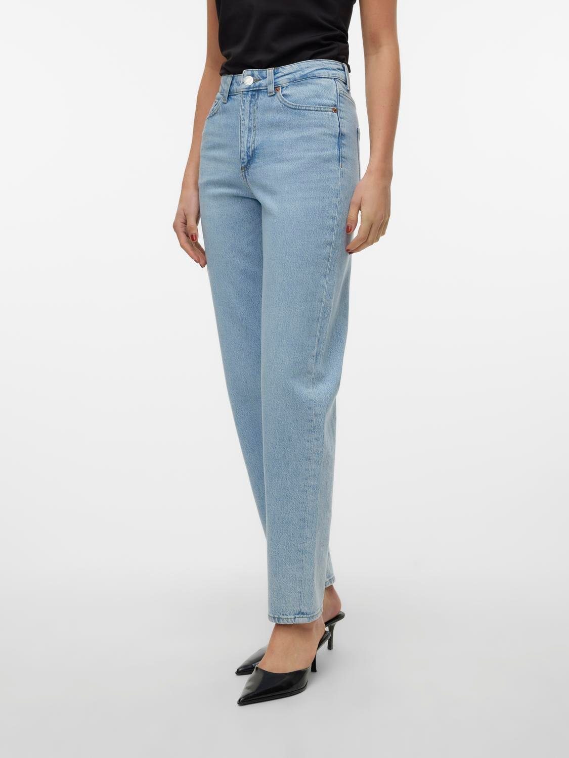 Vero Moda High-waist-Jeans VMTESSA HR MOM günstig online kaufen