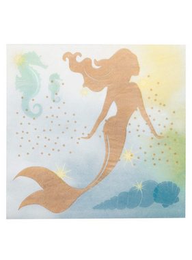 Boland Papierserviette 20 Meerjungfrau Servietten, Macht Deine Feier märchenhaft: Partydeko für Mermaids und Nixen!