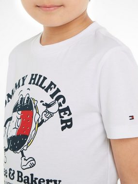 Tommy Hilfiger T-Shirt TOMMY BAGELS TEE S/S mit Frontprint