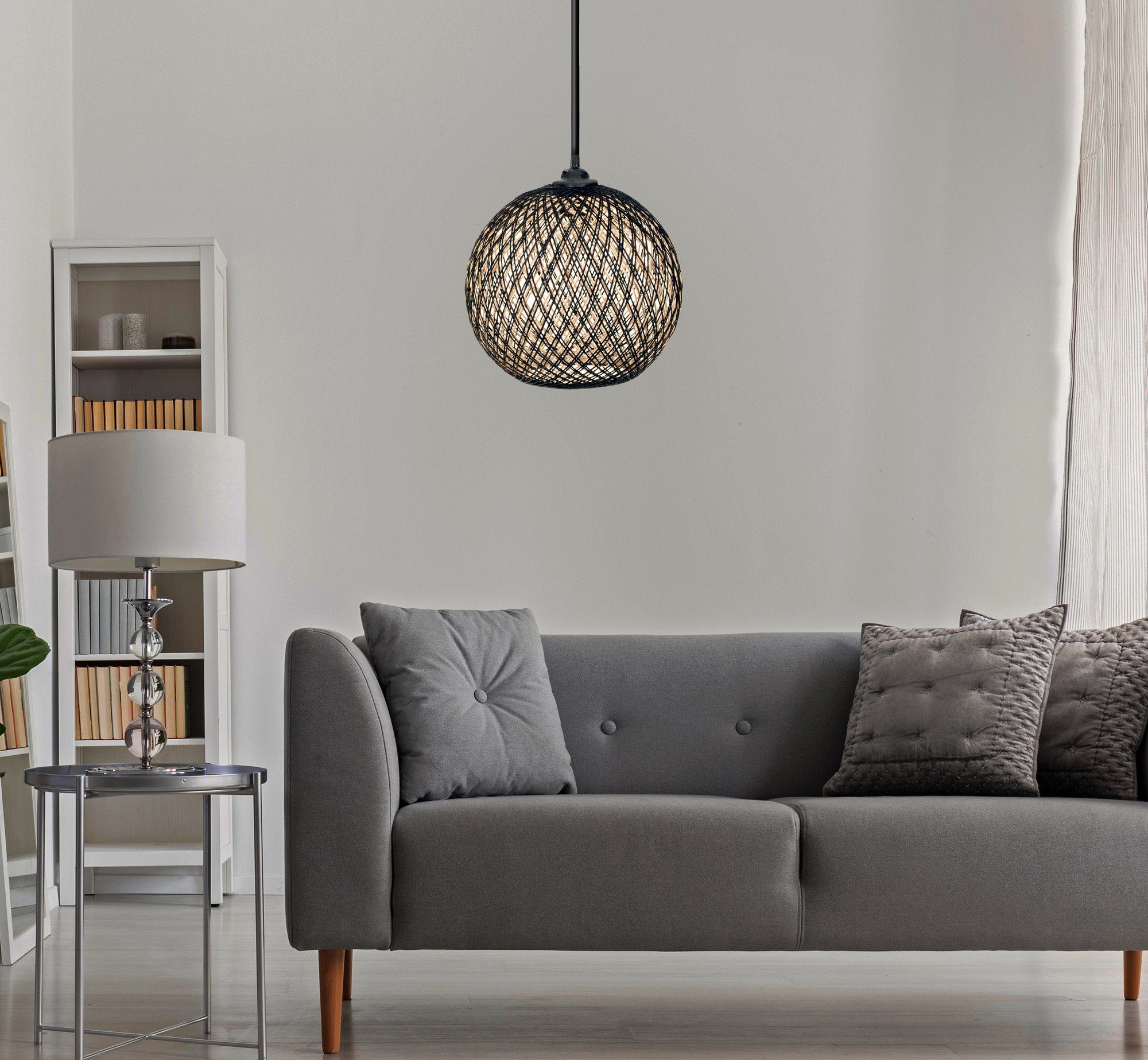 Opviq Kronleuchter Handmade Jute Chandelier, 55 cm H1567