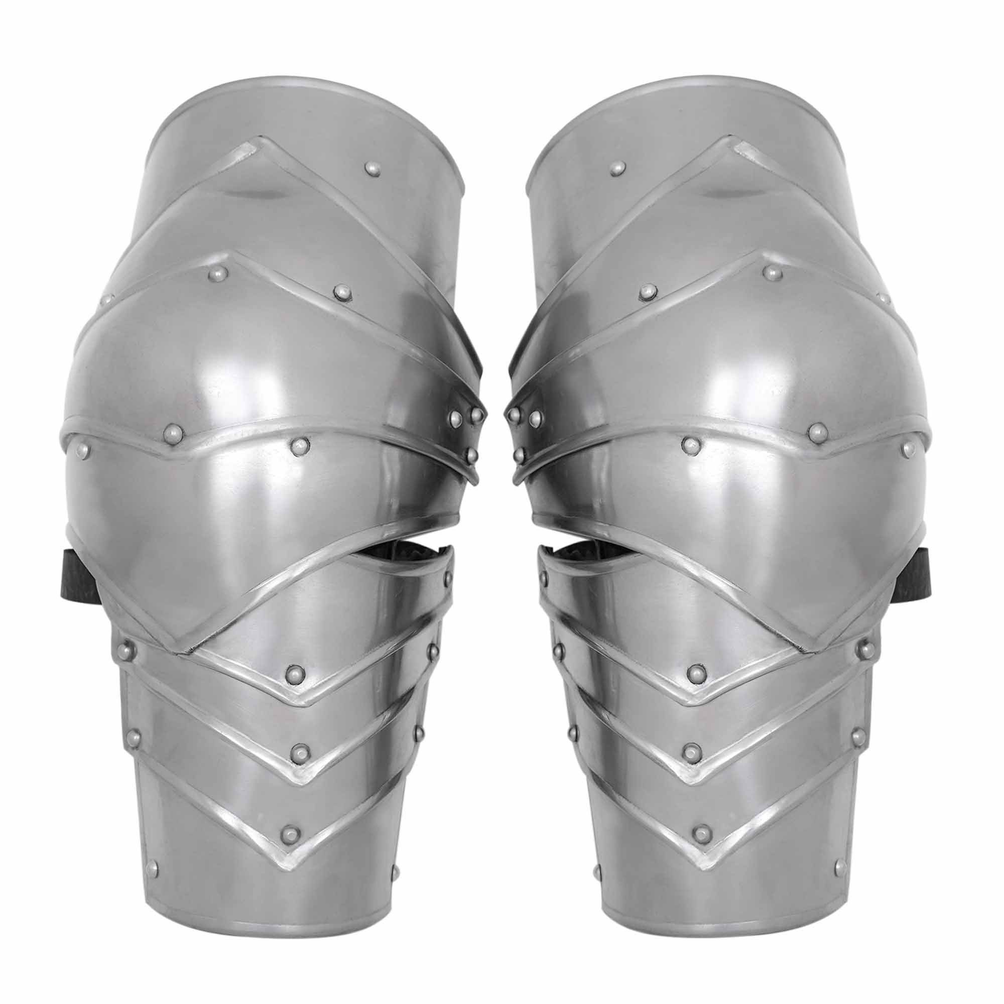 Ritter-Kostüm Fantasy Armpanzer oder Armzeug poliert 16 Gauge (1,6 mm)