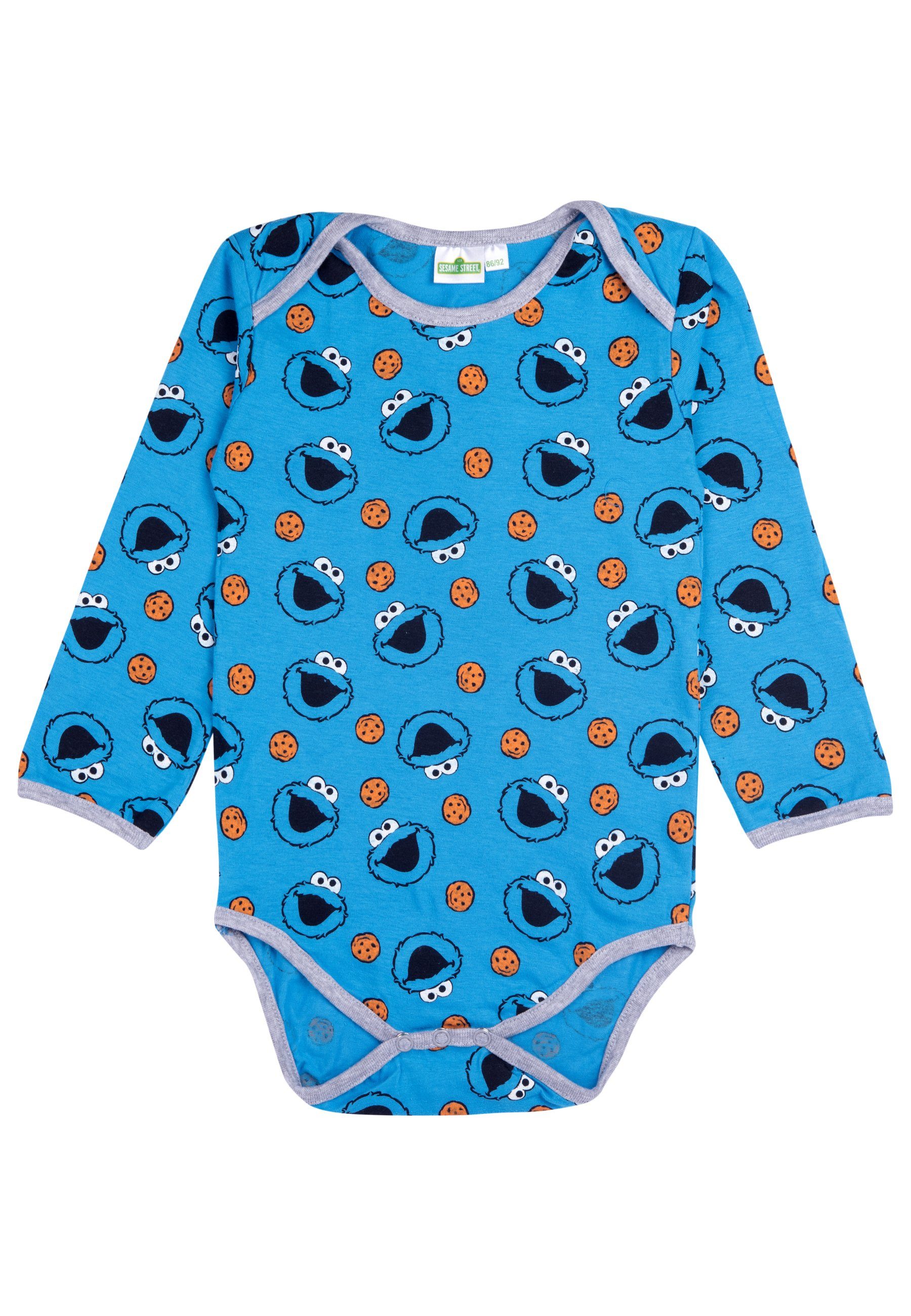 United Labels® Body Sesamstraße - Krümelmonster & Keeks allsover