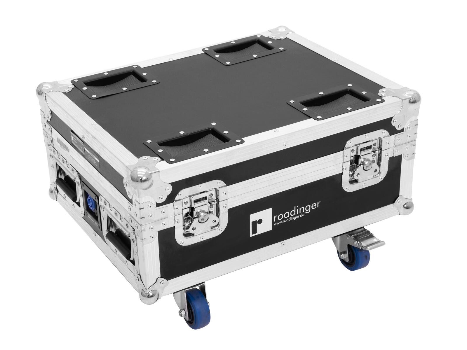 Thumbnail - Roadinger Transportbehälter ROADINGER Flightcase 4x AKKU IP UP-4 QuickDMX mit Ladefunktion