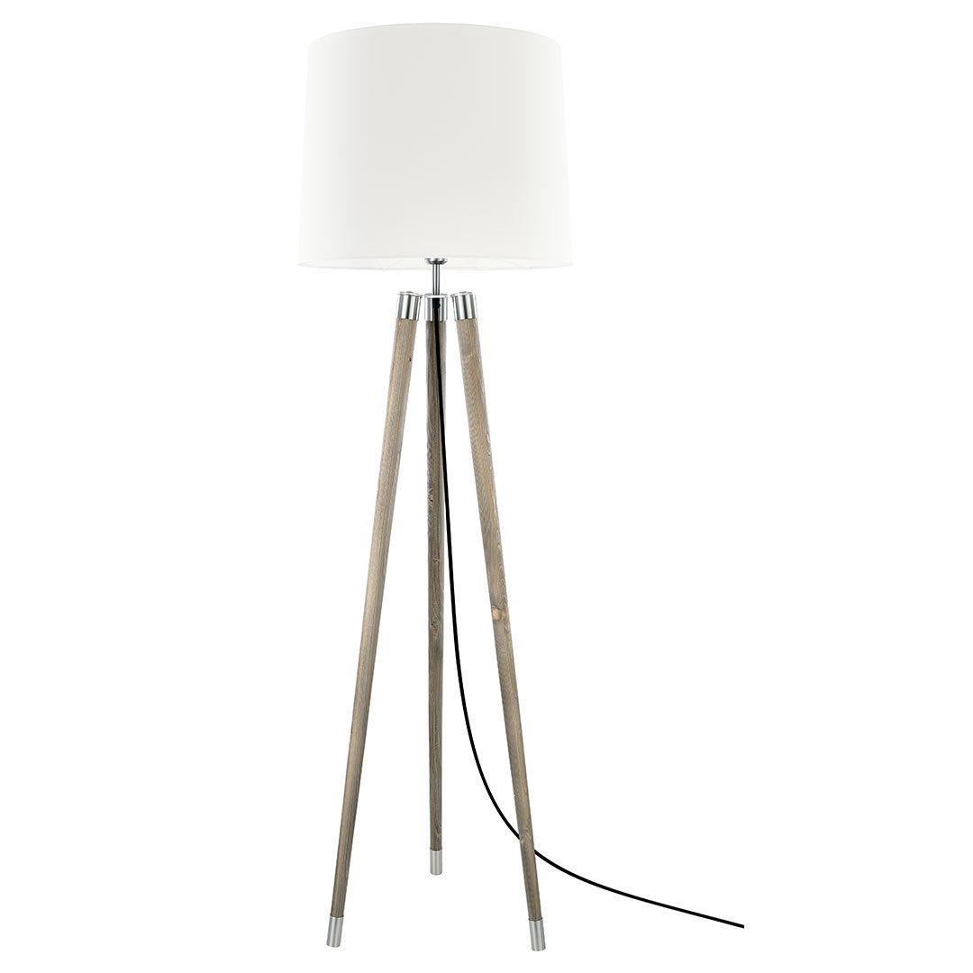 HerzBlut LED Stehlampe Briany Fichte unique, 1xE27