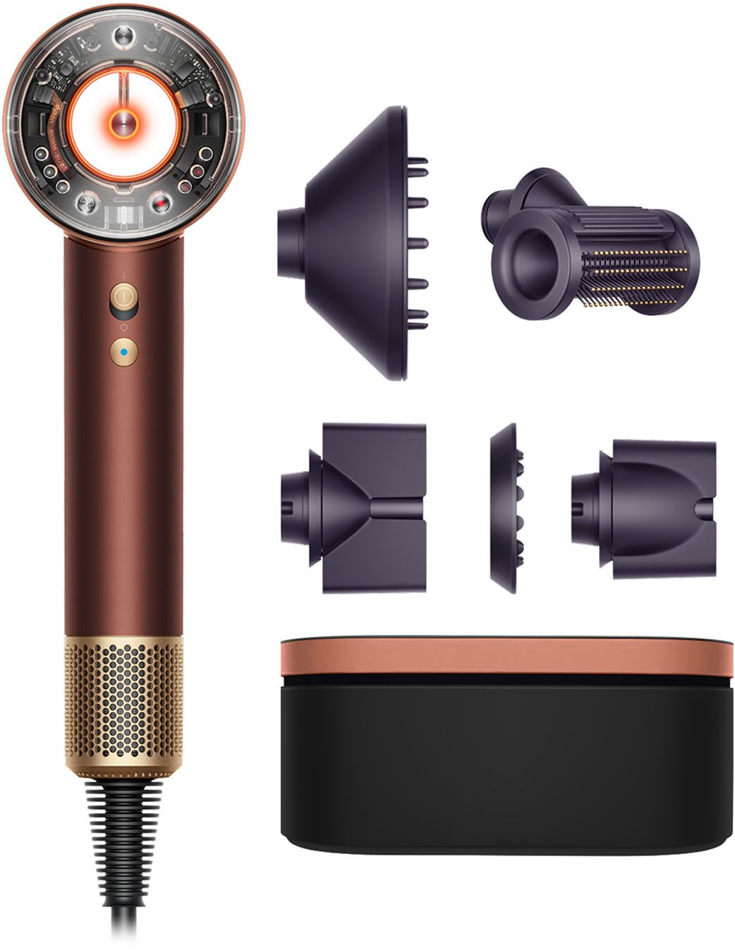 DYSON Haartrockner Dyson Supersonic Nural, 1600 W, Automatische Temperaturanpassung verbessert den natürlichen Glanz, Limitierte Geschenkedition