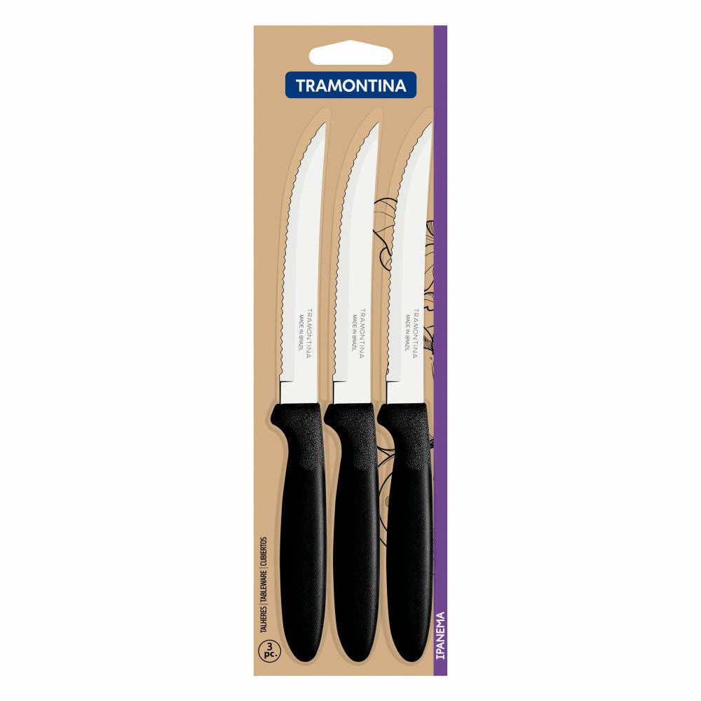 Tramontina Steakmesser IPANEMA 3er Set