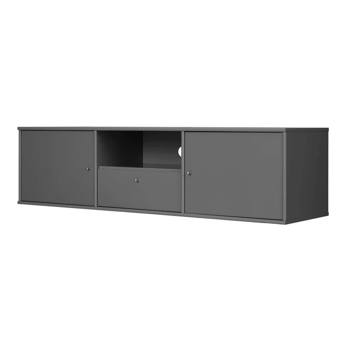 Hammel Furniture TV-Board Mistral Fernsehschrank, Medienmöbel, Hängend, Türen mit Akustikstoff, Schublade, Lowboard, B: 161,5 cm