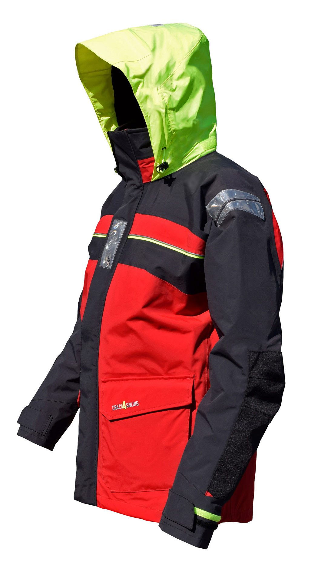 crazy4sailing Regenjacke Herren Bergen Offshore Segeljacke