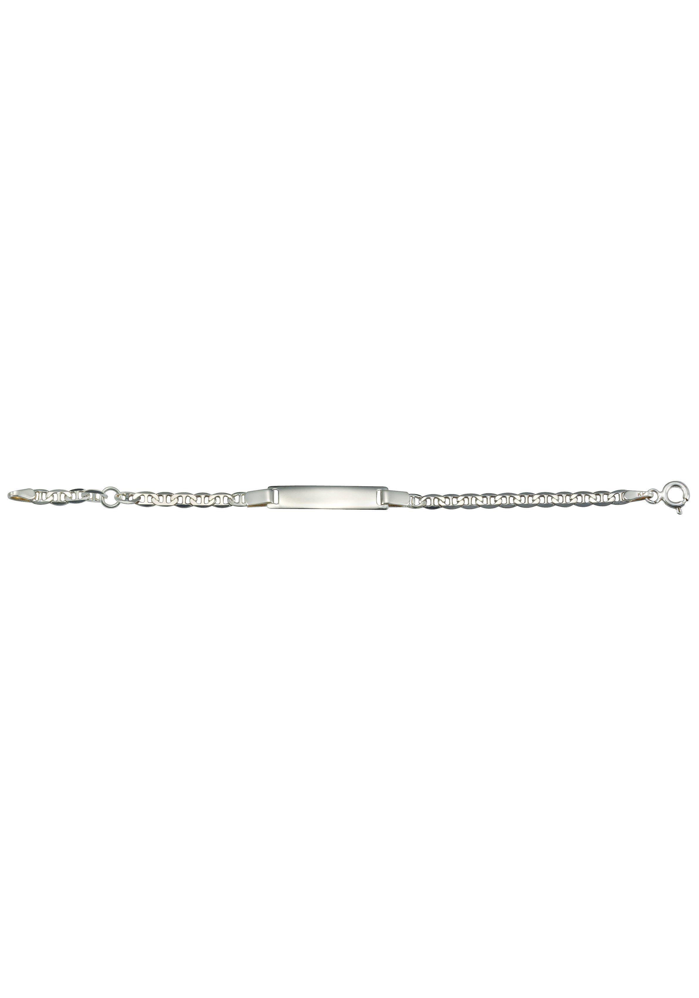 Armband Schmuck Geschenk Silber 925 Armkette ID-Platte Stegpanzer