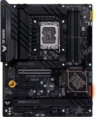 Asus TUF GAMING Z790-PLUS D4 Mainboard, ATX, PCIe 5.0, DDR4 Speicher, 4x M.2, HDMI, DisplayPort