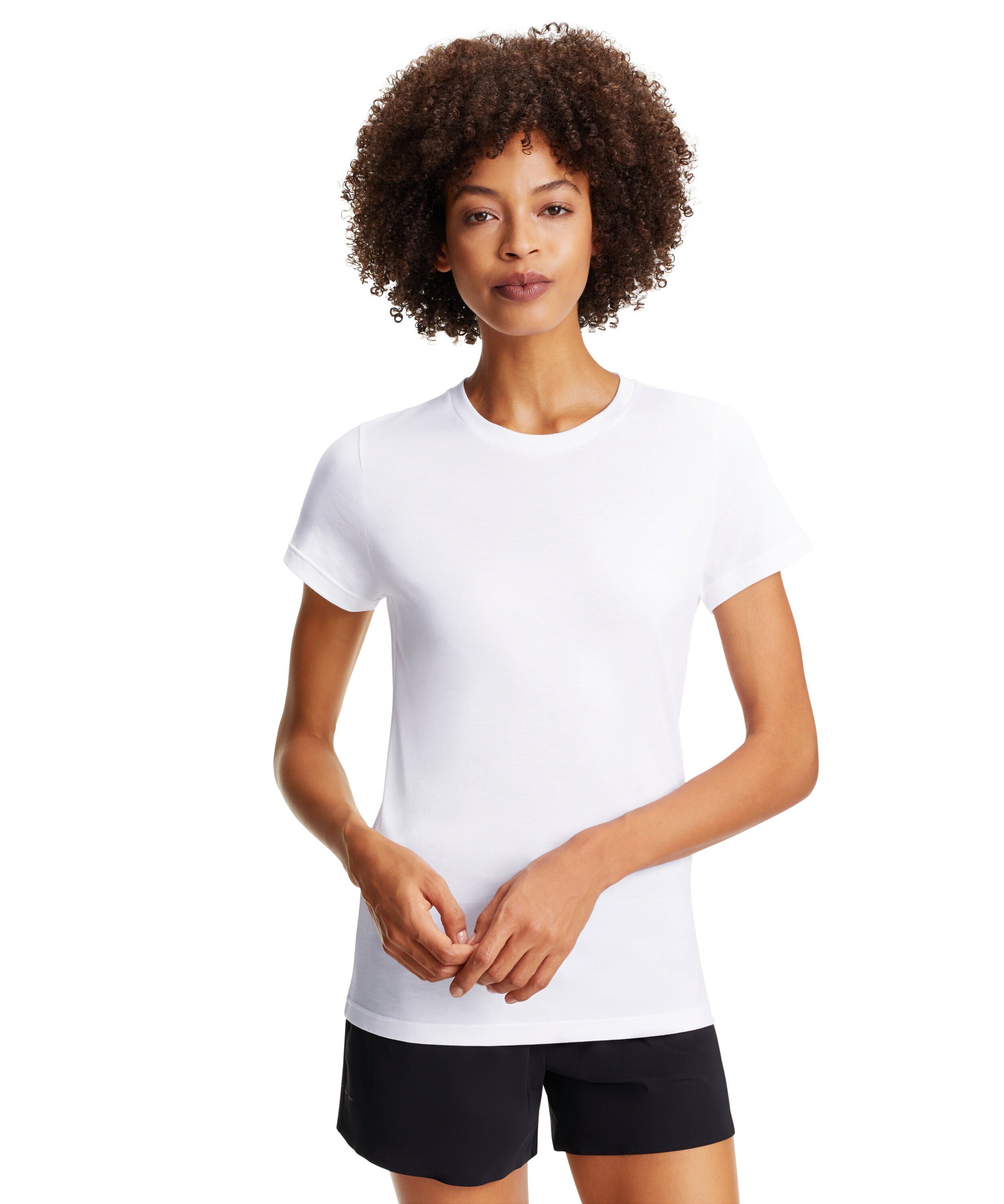 FALKE T-Shirt (1-tlg) kühlend white (2860)