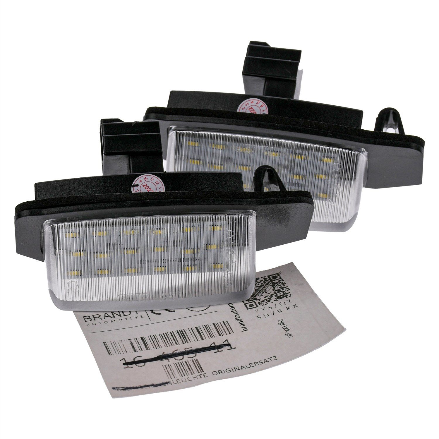 BRANDT AUTOMOTIVE KFZ-Ersatzleuchte LED Kennzeichenleuchten Auto Kennzeichenbeleuchtung, für Mitsubishi ASX I (10–20); i-MiEV I (09–15); Outlander II (06–1...