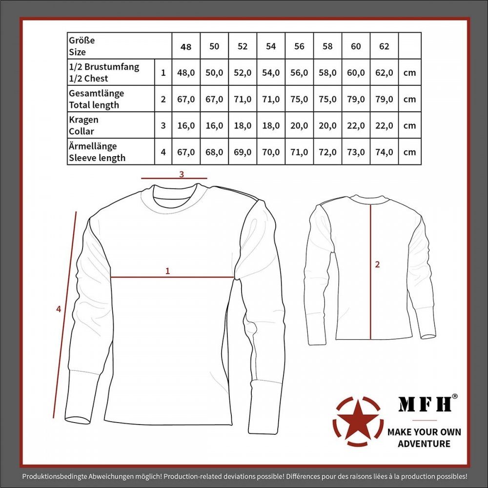 MFH Strickpullover BW Pullover, mit Brusttasche, günstig online kaufen