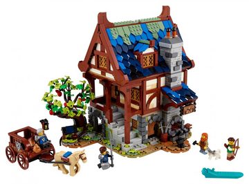 LEGO® Konstruktionsspielsteine LEGO® Ideas - Mittelalterliche Schmiede, (Set, 2164 St)