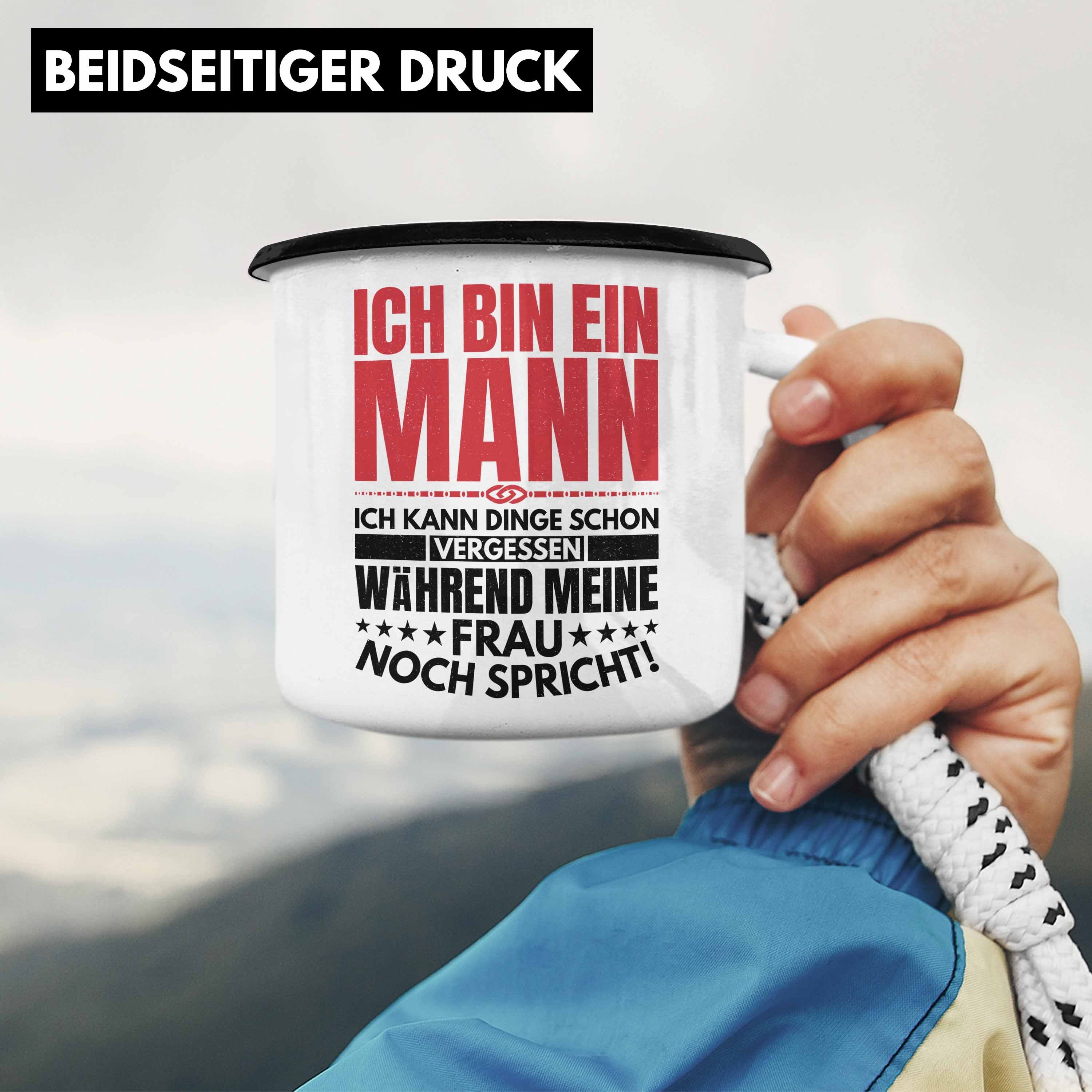 Dinge Jahrestag Emaille Vergessen Ein Thermotasse Ehemann Kann Geschenk Mann Trendation Schwarz Lustige Spruch Ich - Tasse Bin Trendation