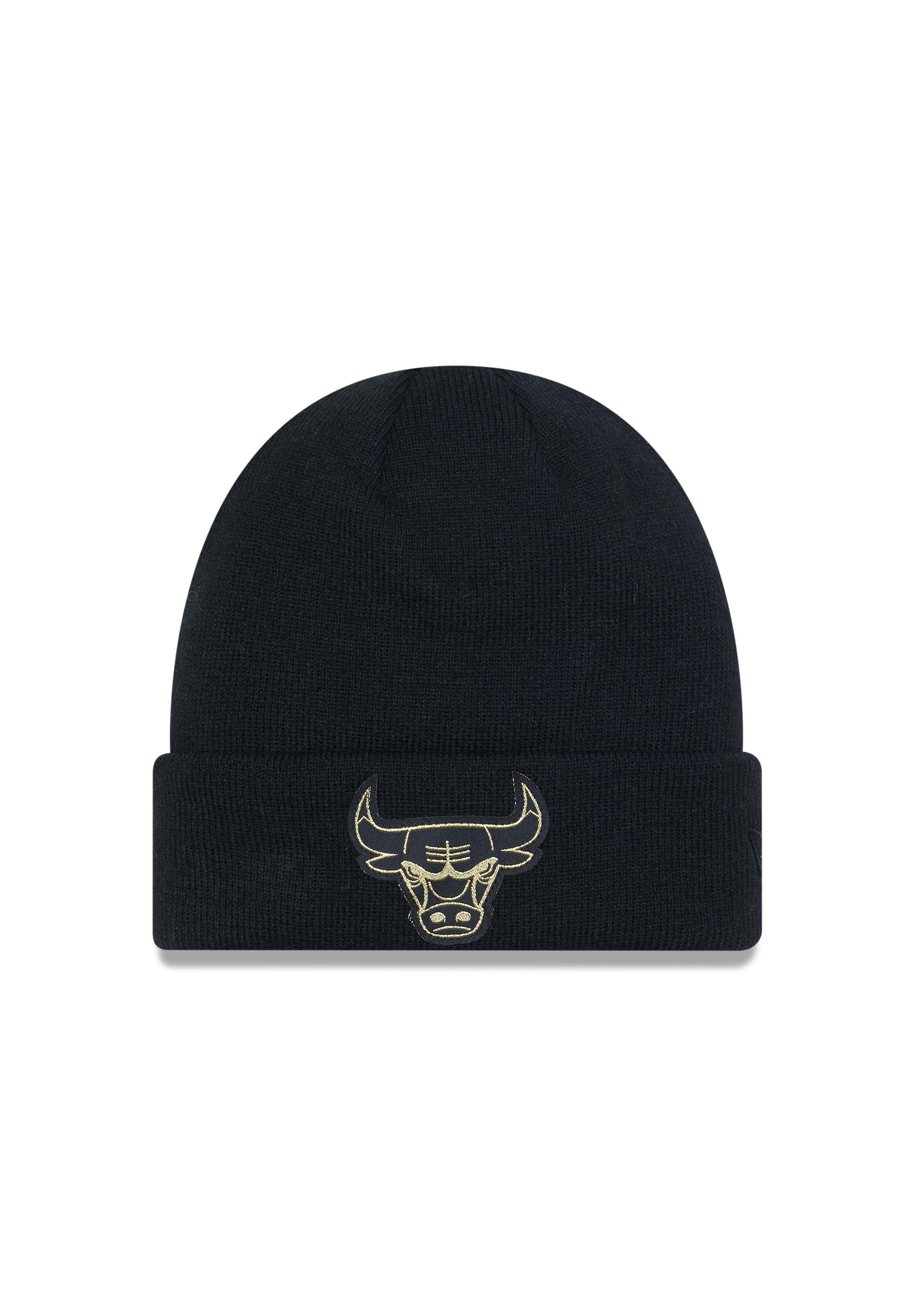 New Era Beanie Chicago Bulls NBA Black Metallic Badge Beanie New Era (1-St)
