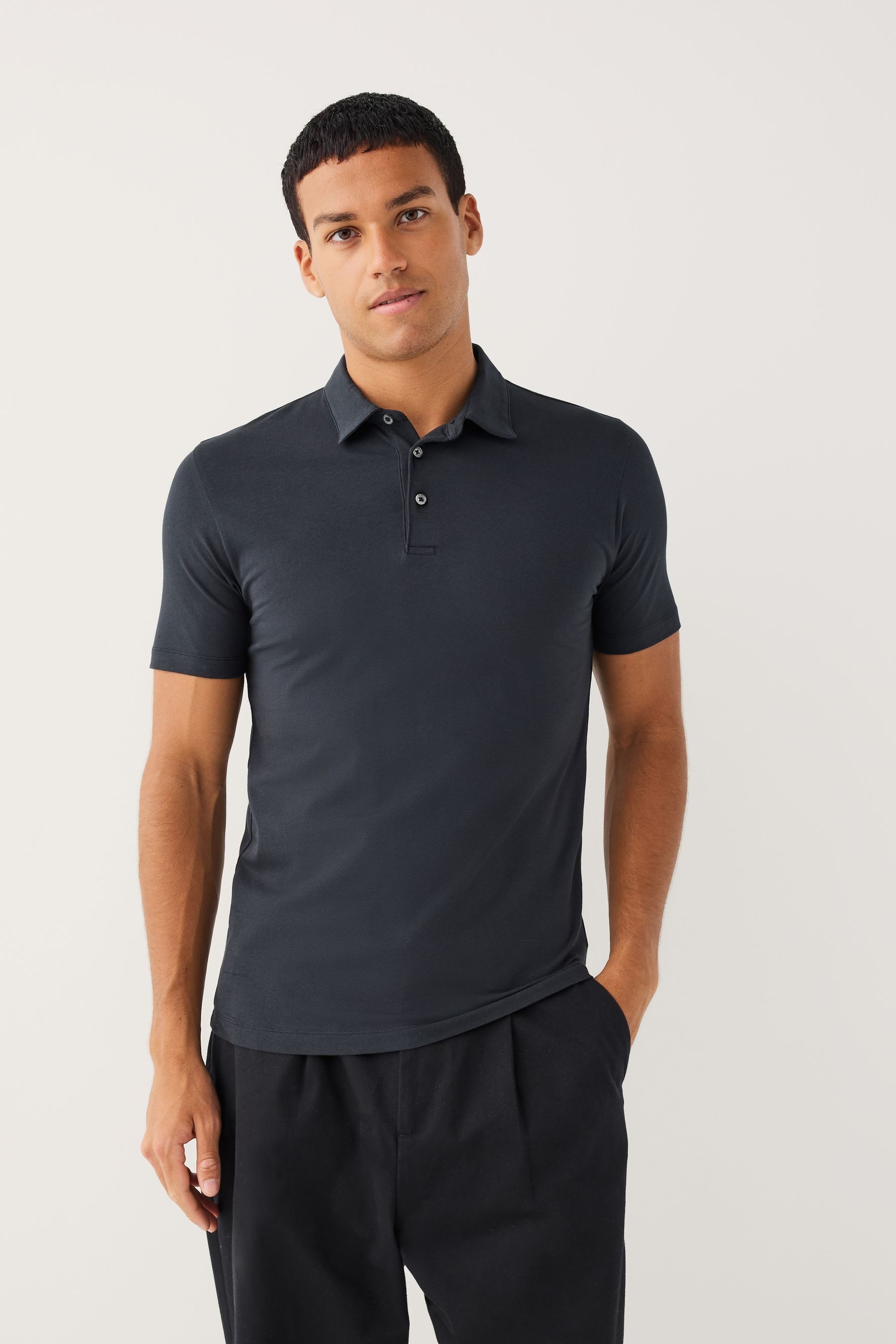 Next Poloshirt 3er-Pack Kurzarm-Poloshirts aus Jersey (3-tlg)