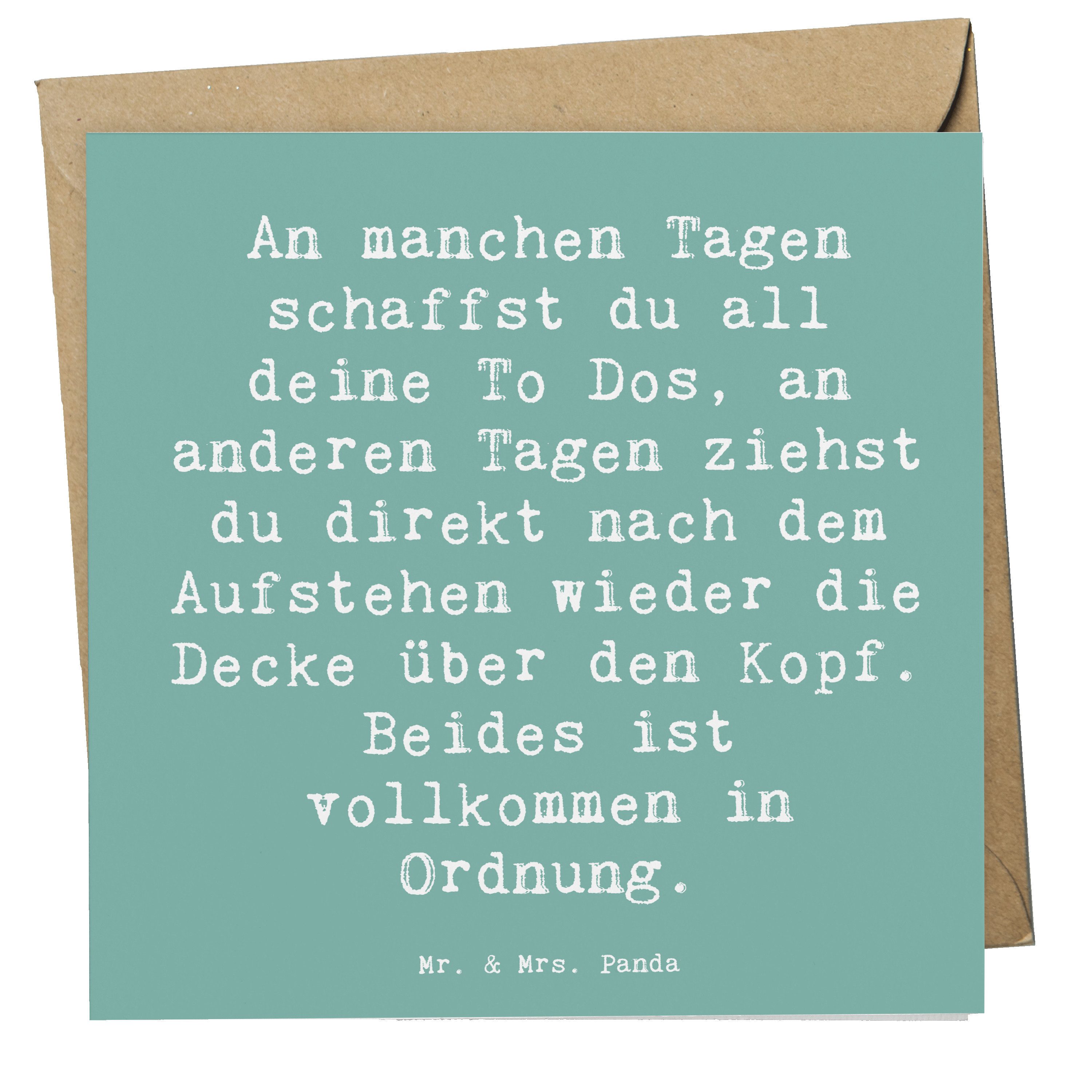 Grußkarte Tapferkeit im Alltag - Meeresbrise - Geschenk, Durchhaltevermögen, Se