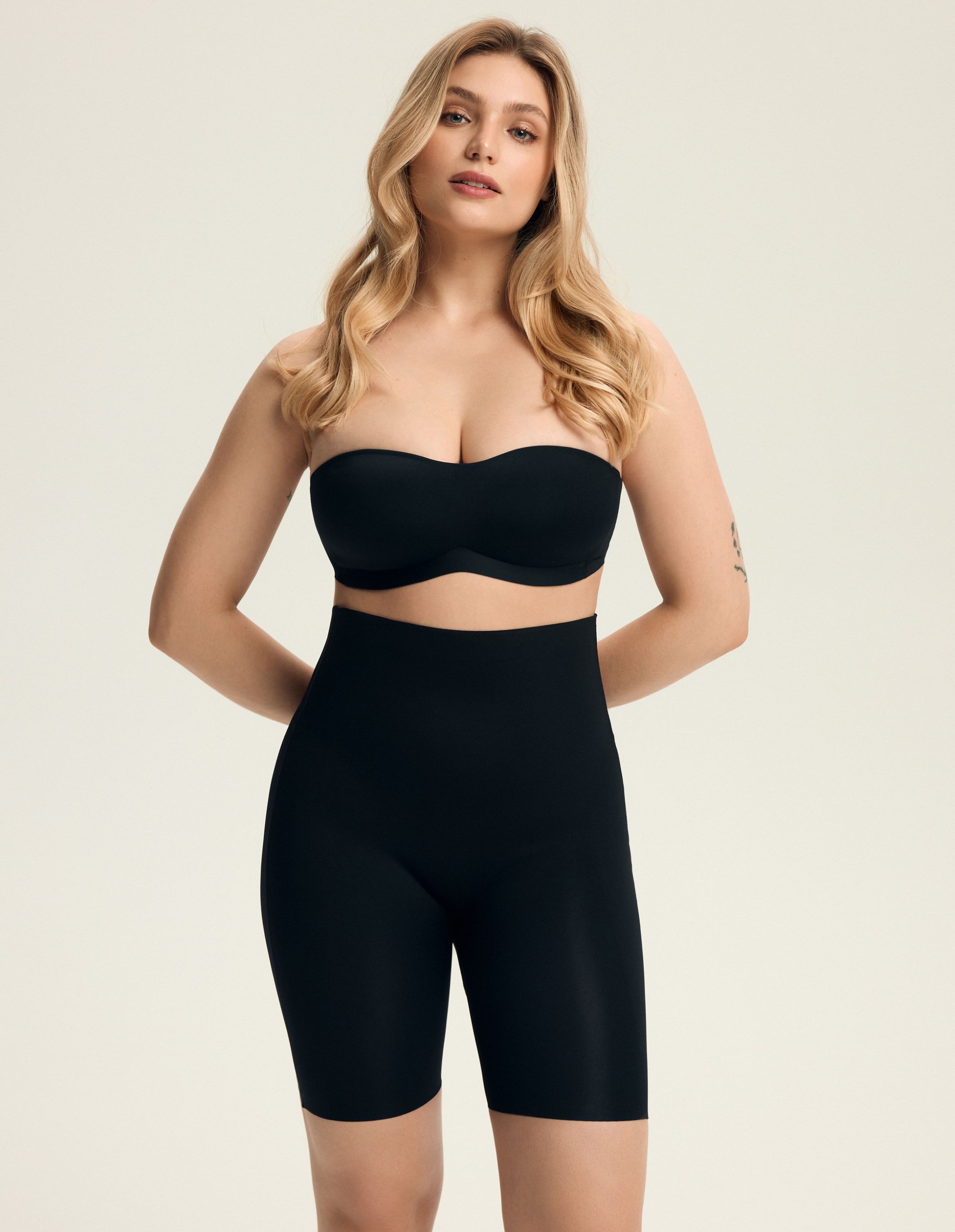 ESOTIQ Bandeau-BH Bandeau-BH Smooth, abnehmbare Träger, glatte Cups
