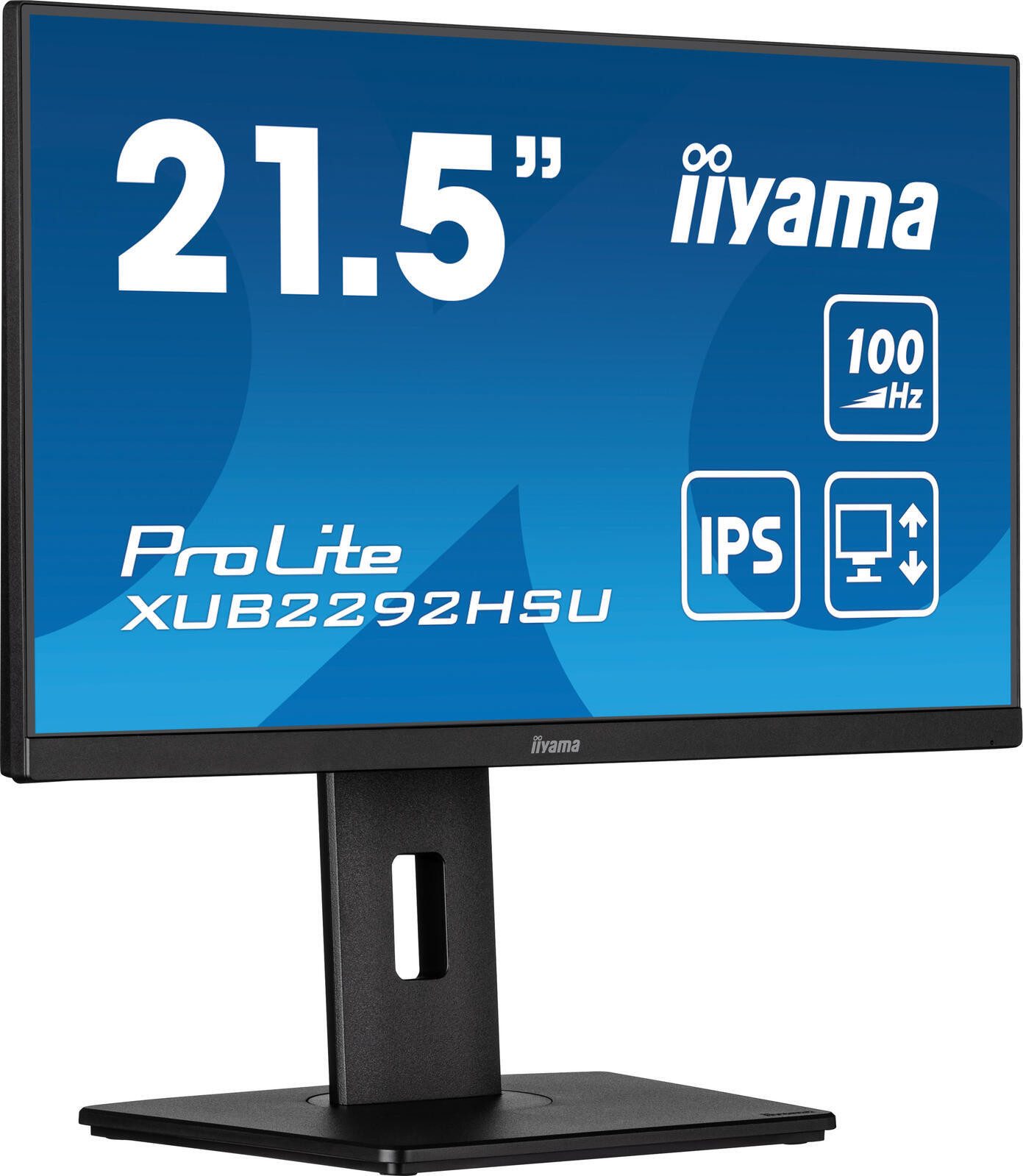 Iiyama iiyama ProLite XUB2292HSU-B6 TFT-Monitor (1.920 x 1.080 Full HD, 0,40 ms Reaktionszeit, 100 Hz, IPS)