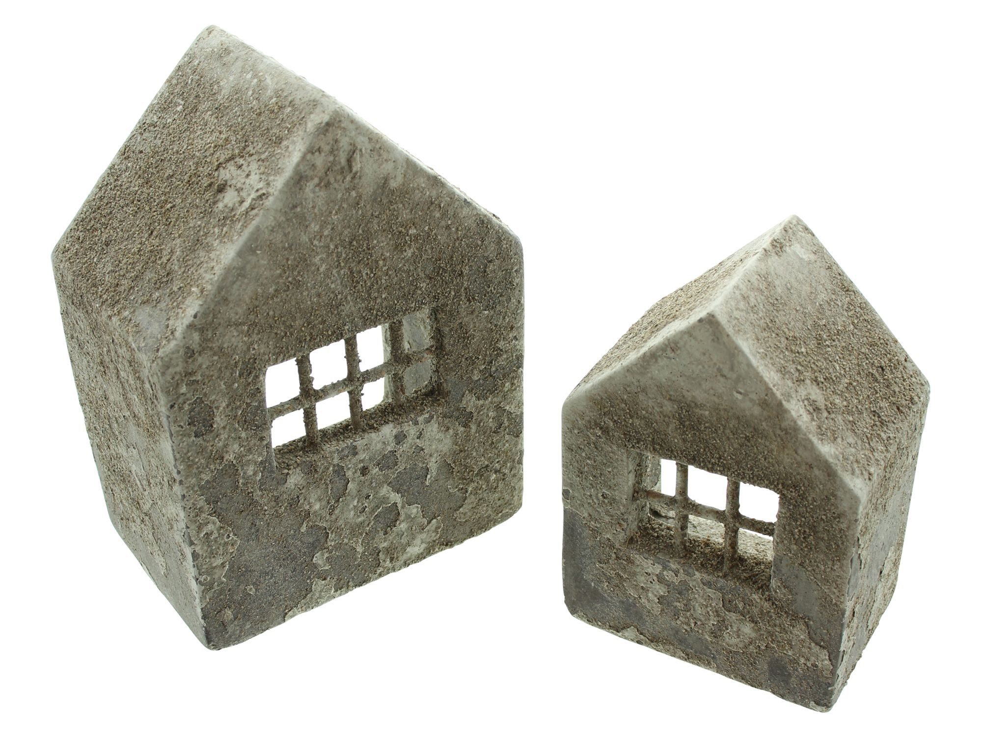 Frank Flechtwaren Dekofigur, Haus Beton-Style 2er günstig online kaufen