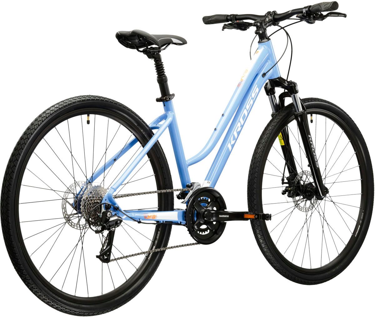 Kross Crossrad Evado 3.0, 16 Gang Shimano ACERA M3020 Schaltwerk, Kettenschaltung