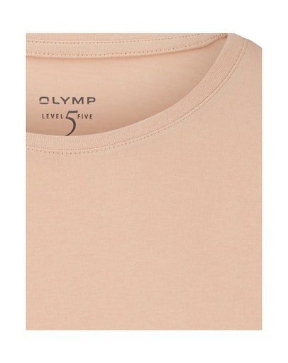 T-Shirt fit caramel OLYMP Level 5 body