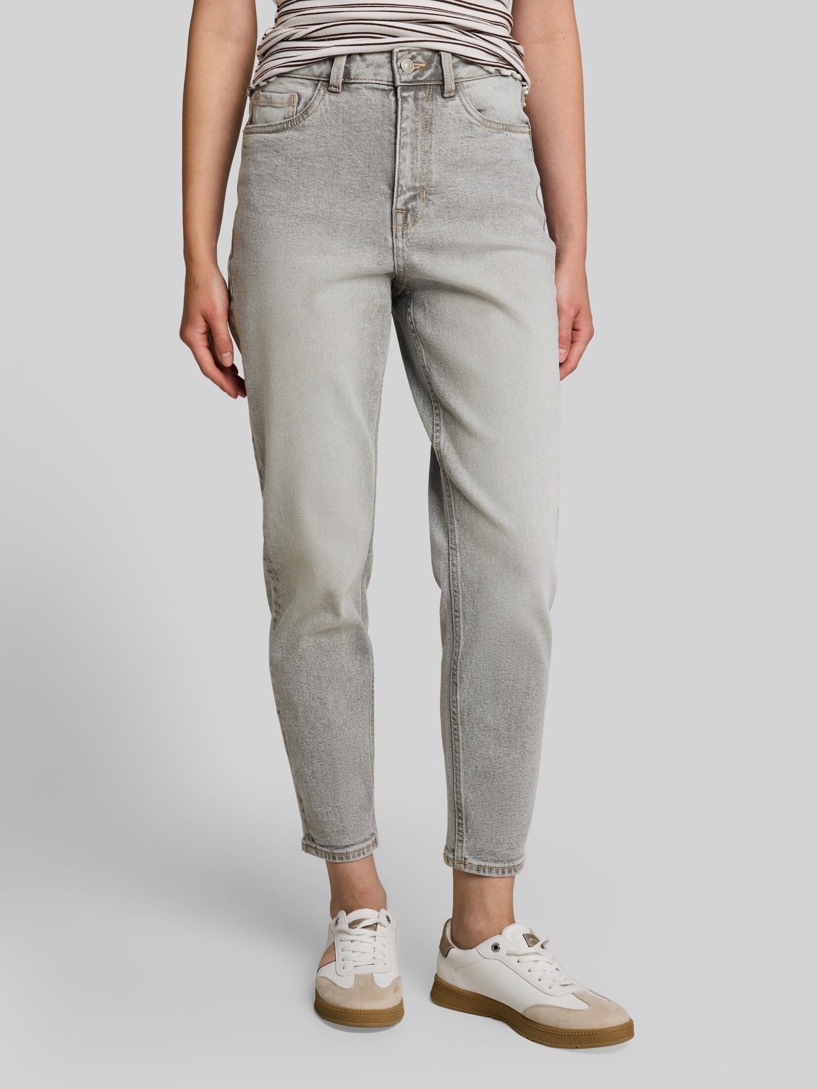 TOM TAILOR Denim Ankle-Jeans Jeanshosen TTLINLEY MOM High Waist Ankle Jeans